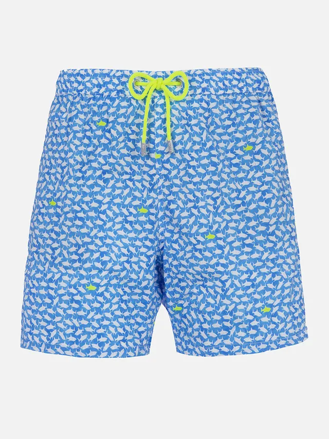 costume-da-bagno-classico-mc2-saint-barth-comfort-light-con-stampa-squali image 1