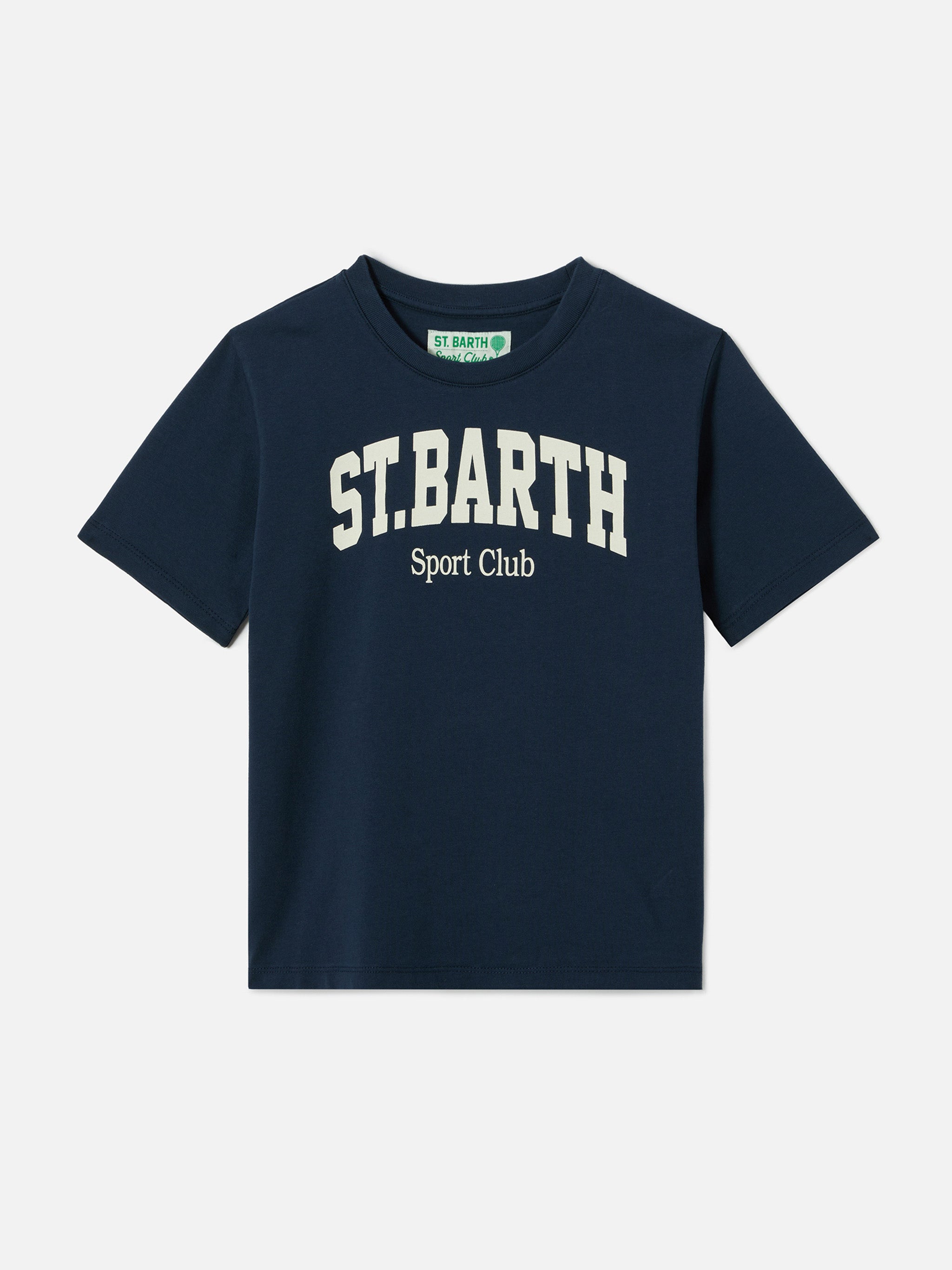mc2-saint-barth-t-shirt-denver-jr-da-bambino-in-puro-cotone-blu-con-stampa-sport image 1