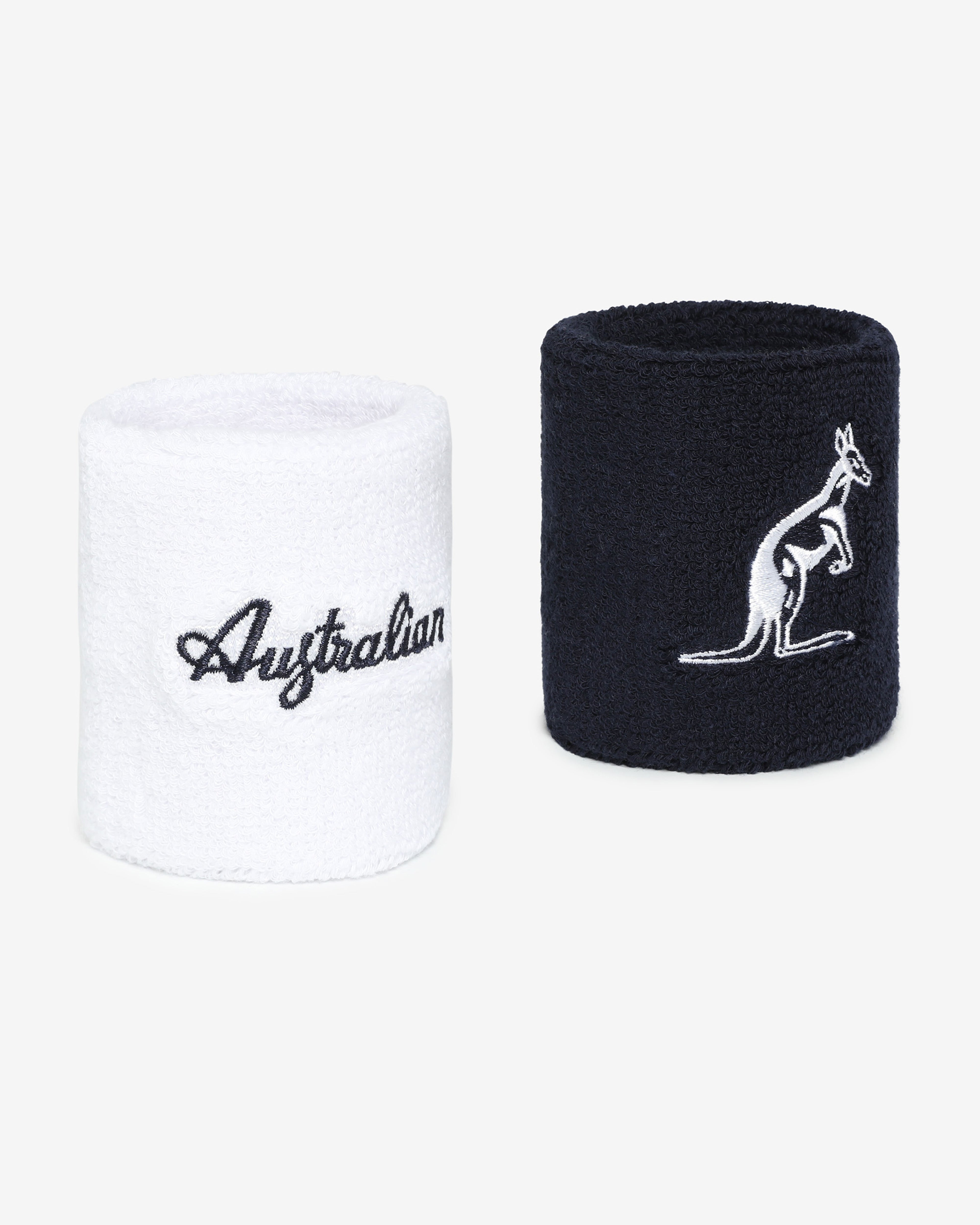 australian-double-cotton-polsino-spugna-blu-bianco image 1