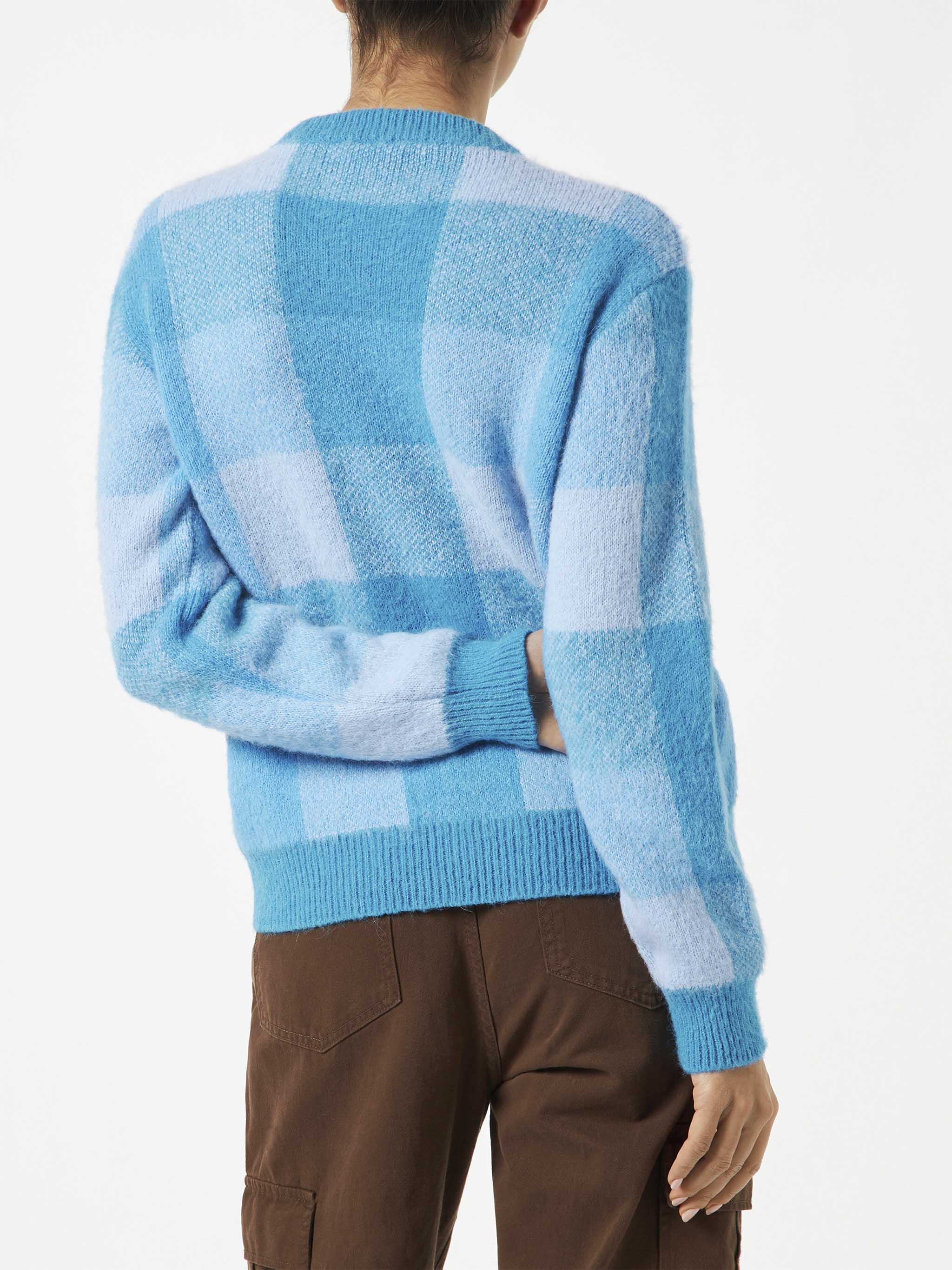 mc2-saint-barth-new-queen-soft-maglione-donna-check-multicolor image 3