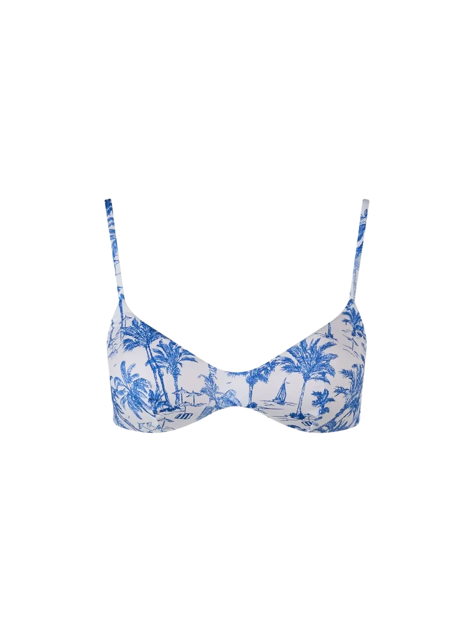 mc2-saint-barth-may-top-bikini-bralette-toile-de-jouy-bianco image 1