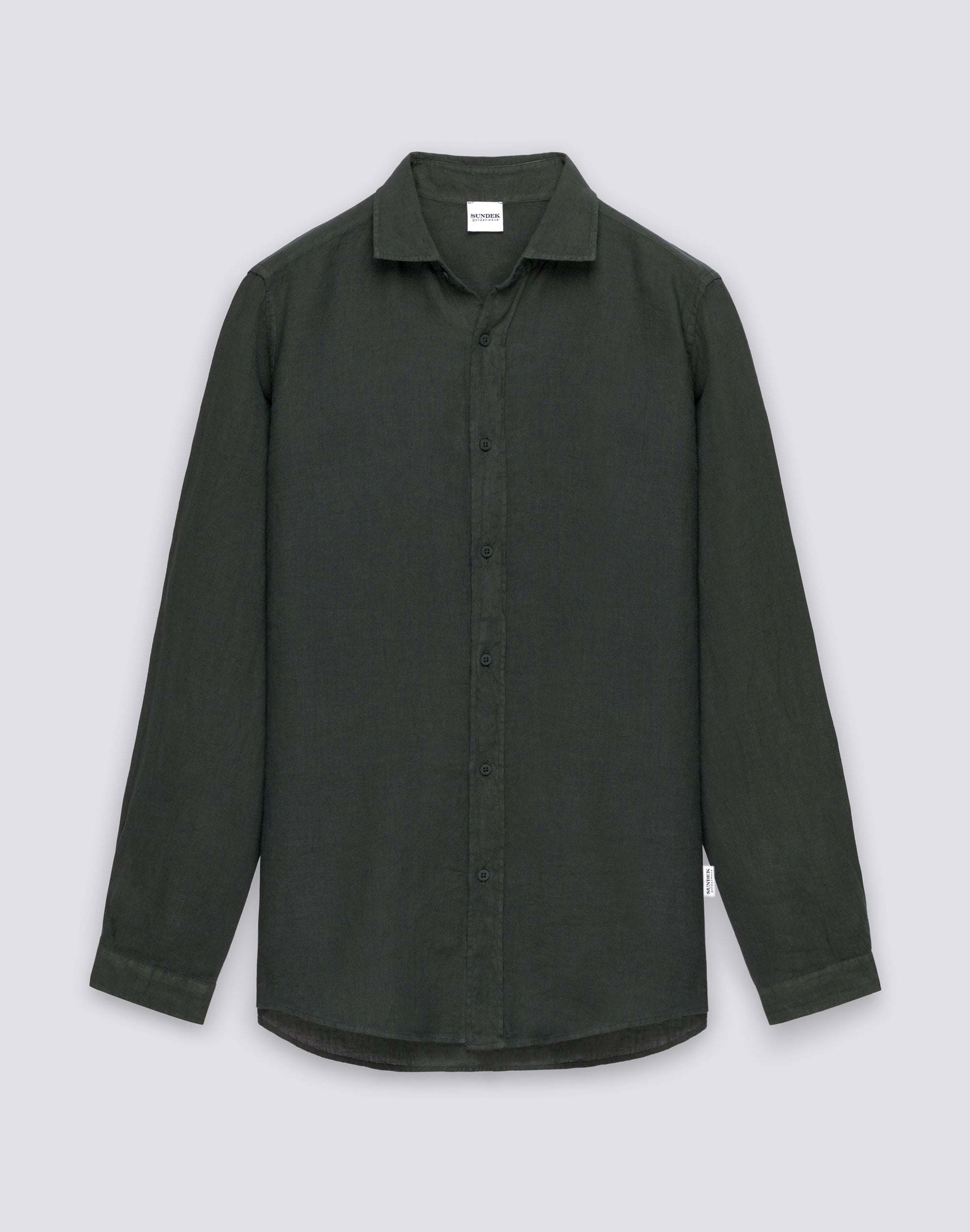 sundek-camicia-uomo-in-lino-tinto-capo-vestibilit-regular image 1