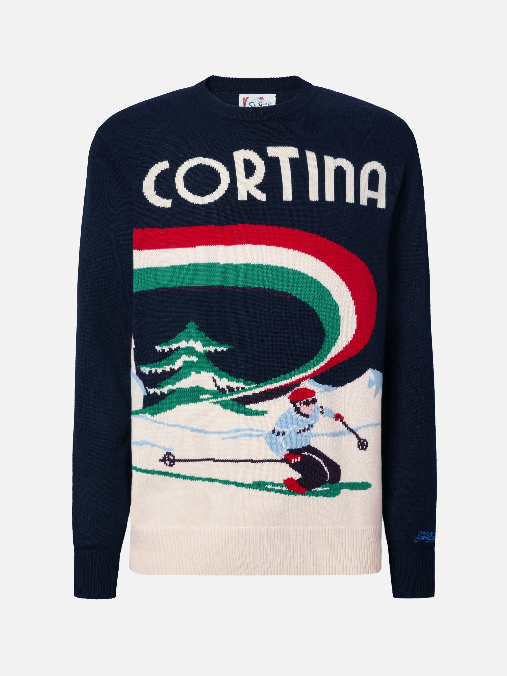 mc2-saint-barth-heron-her0011-maglione-girocollo-uomo-blu-cortina-jacquard image 5