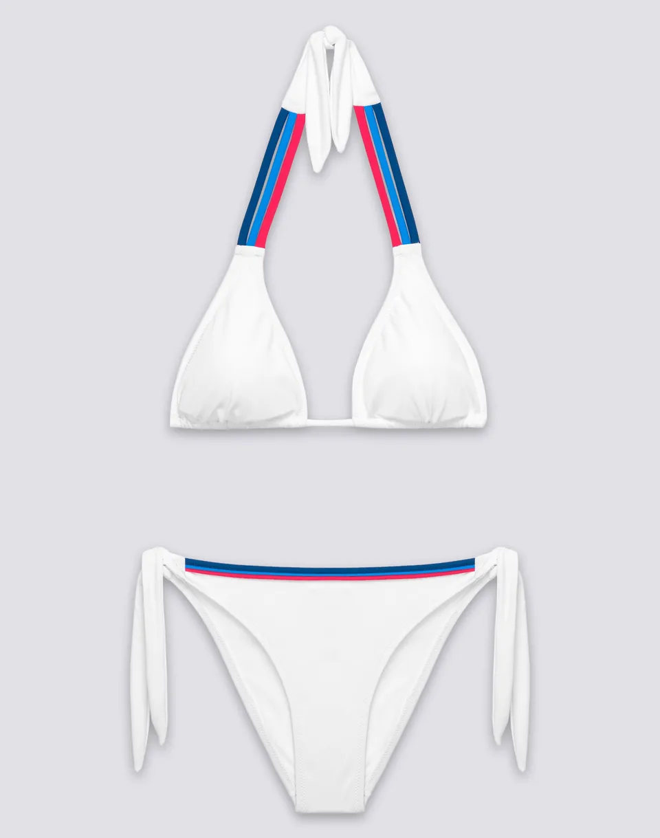 sundek-american-bikini-donna-top-triangolo-americano-slip-regolabile image 1