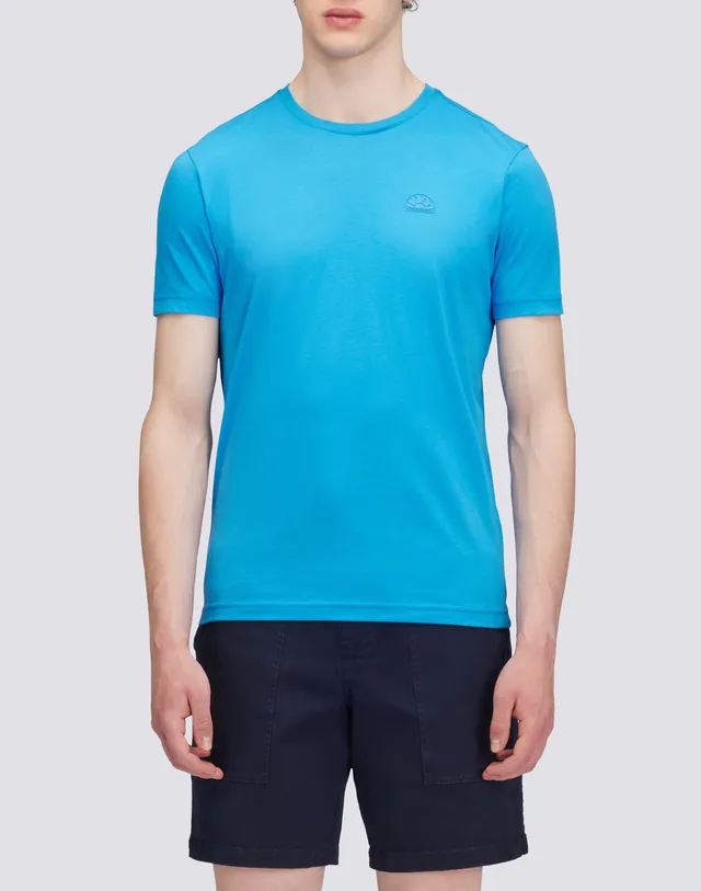 sundek-t-shirt-uomo-tinta-unita-in-cotone-pima-m672tejy700 image 1