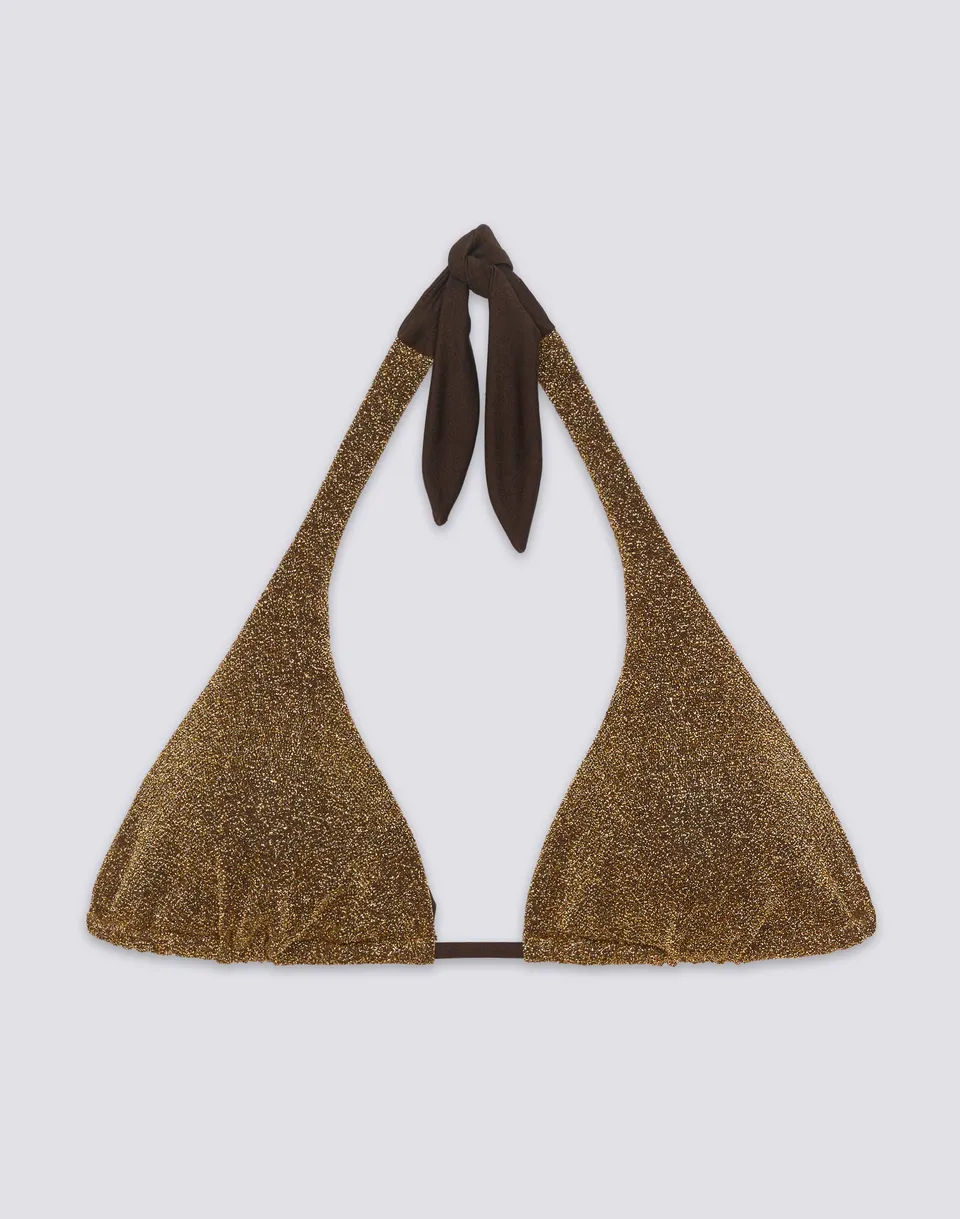 sundek-top-bikini-donna-a-triangolo-americano-in-lurex image 1