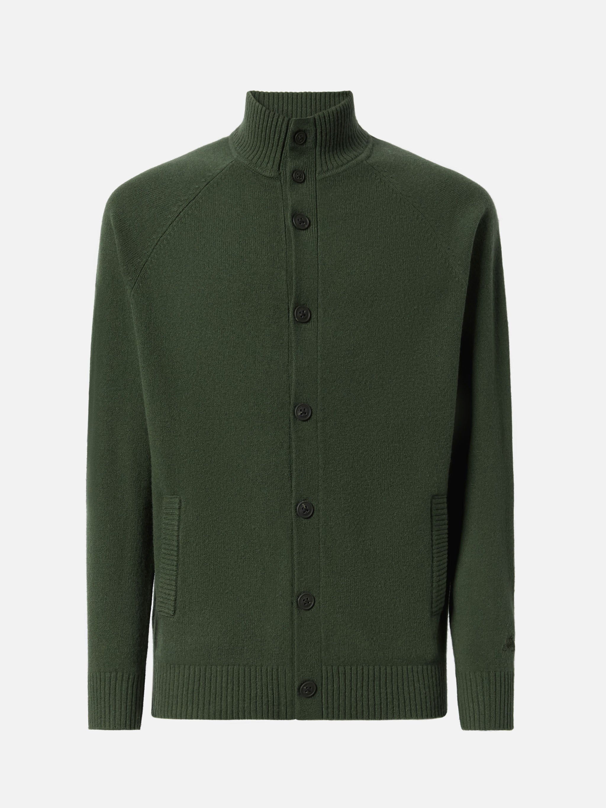 mc2-saint-barth-galway-cardigan-lambswool-verde-militare-uomo image 5