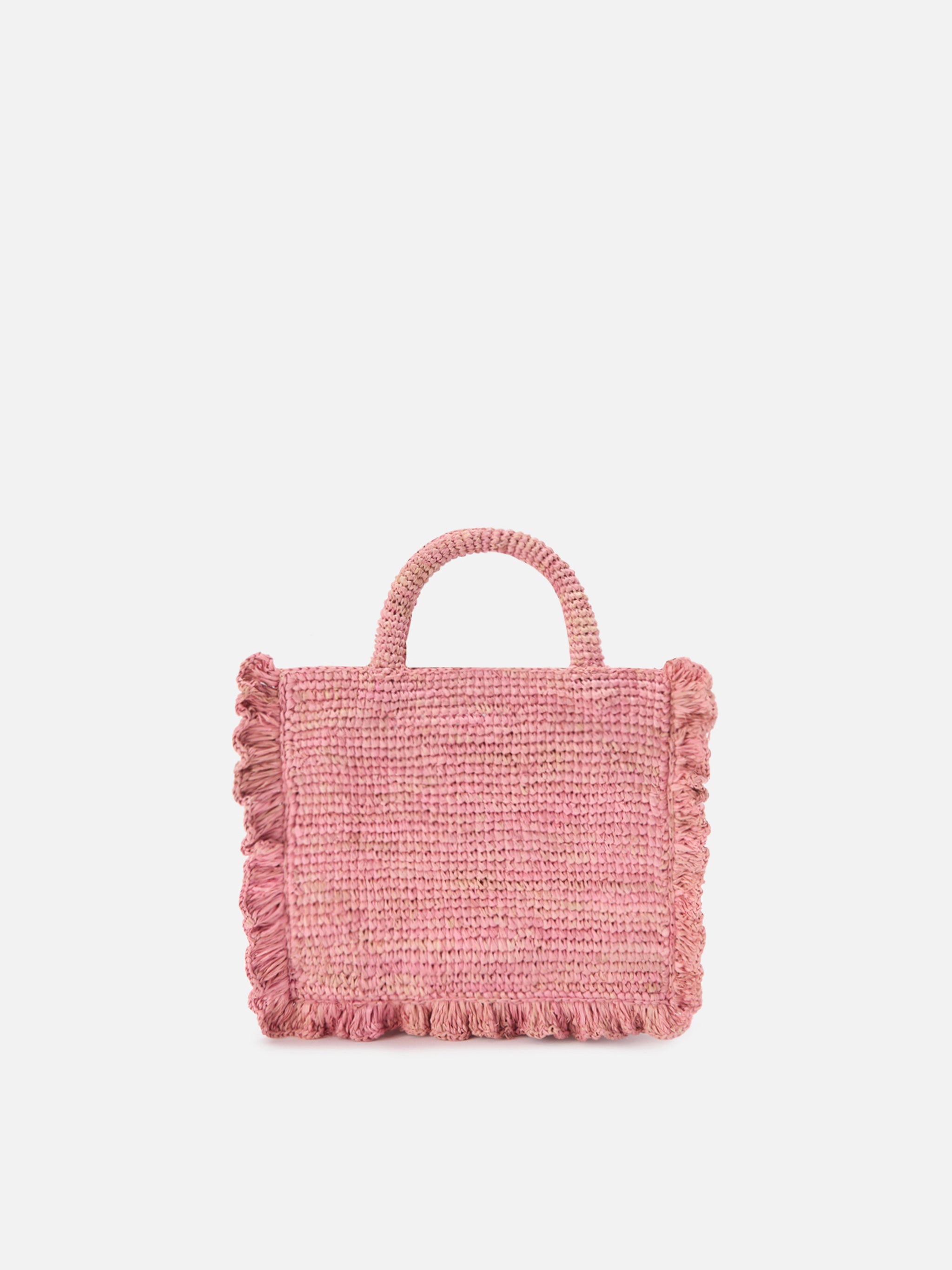 mc2-saint-barth-borsa-volant-mini-rosa-raffia-logo-ricamato image 5