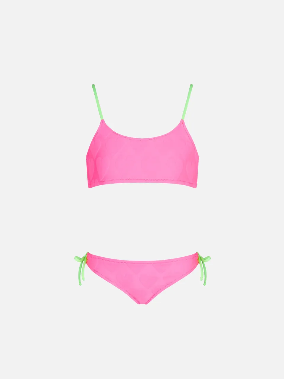 mc2-saint-barth-bikini-a-bralette-bambina-cuori-su-fondo-fucsia image 1