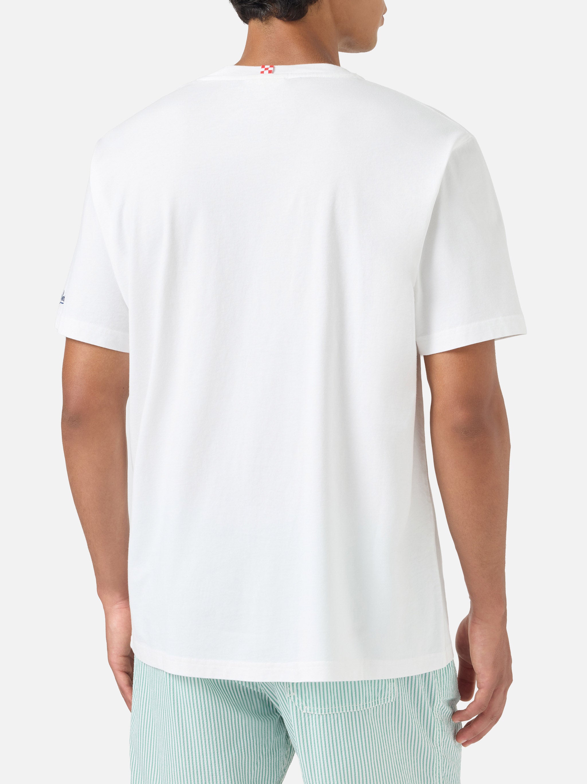 mc2-saint-barth-t-shirt-austin-bianca-in-puro-cotone-con-ricamo-orologio-invest- image 5