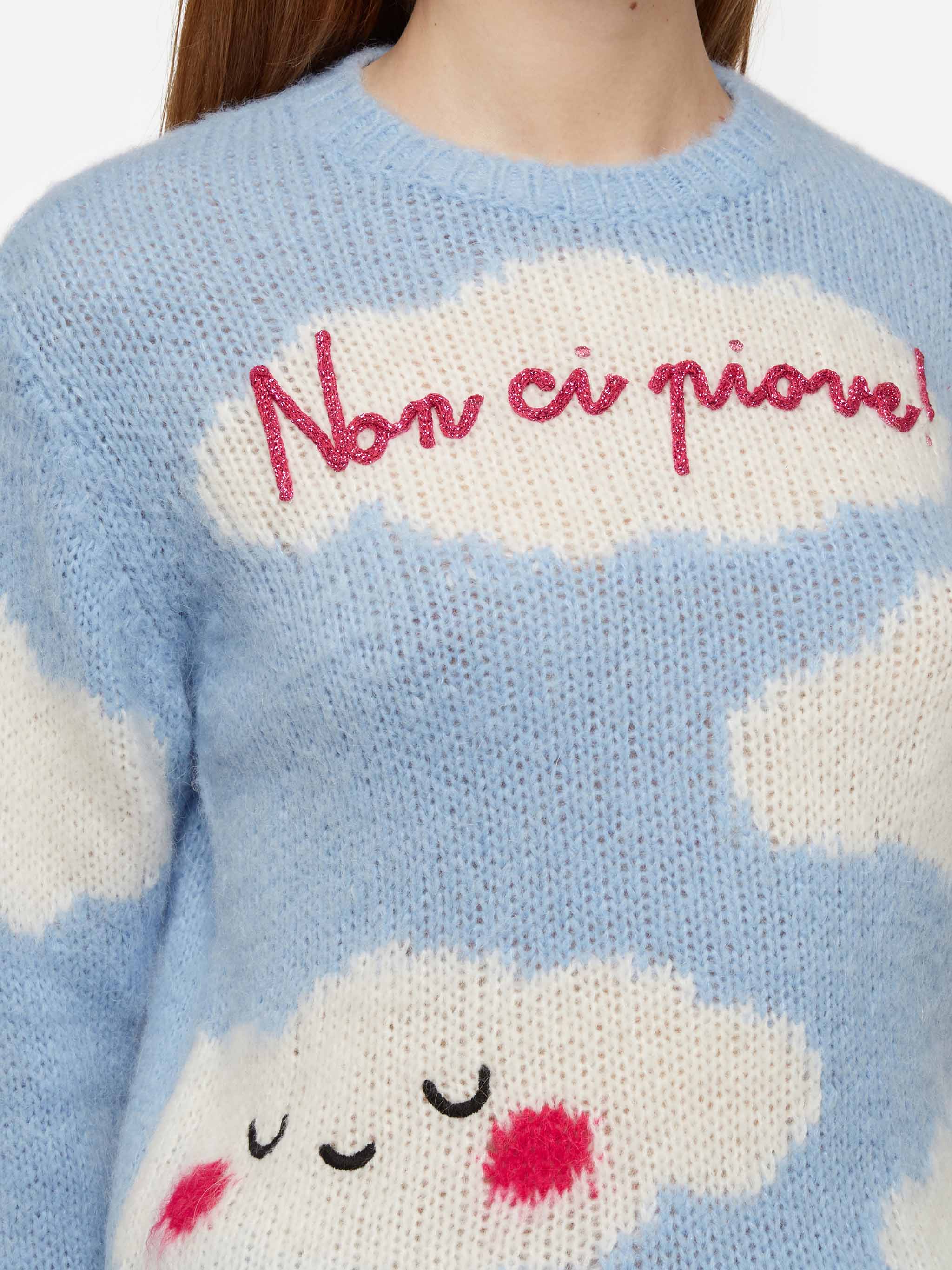 mc2-saint-barth-new-queen-soft-maglia-donna-azzurra-non-ci-piove image 2