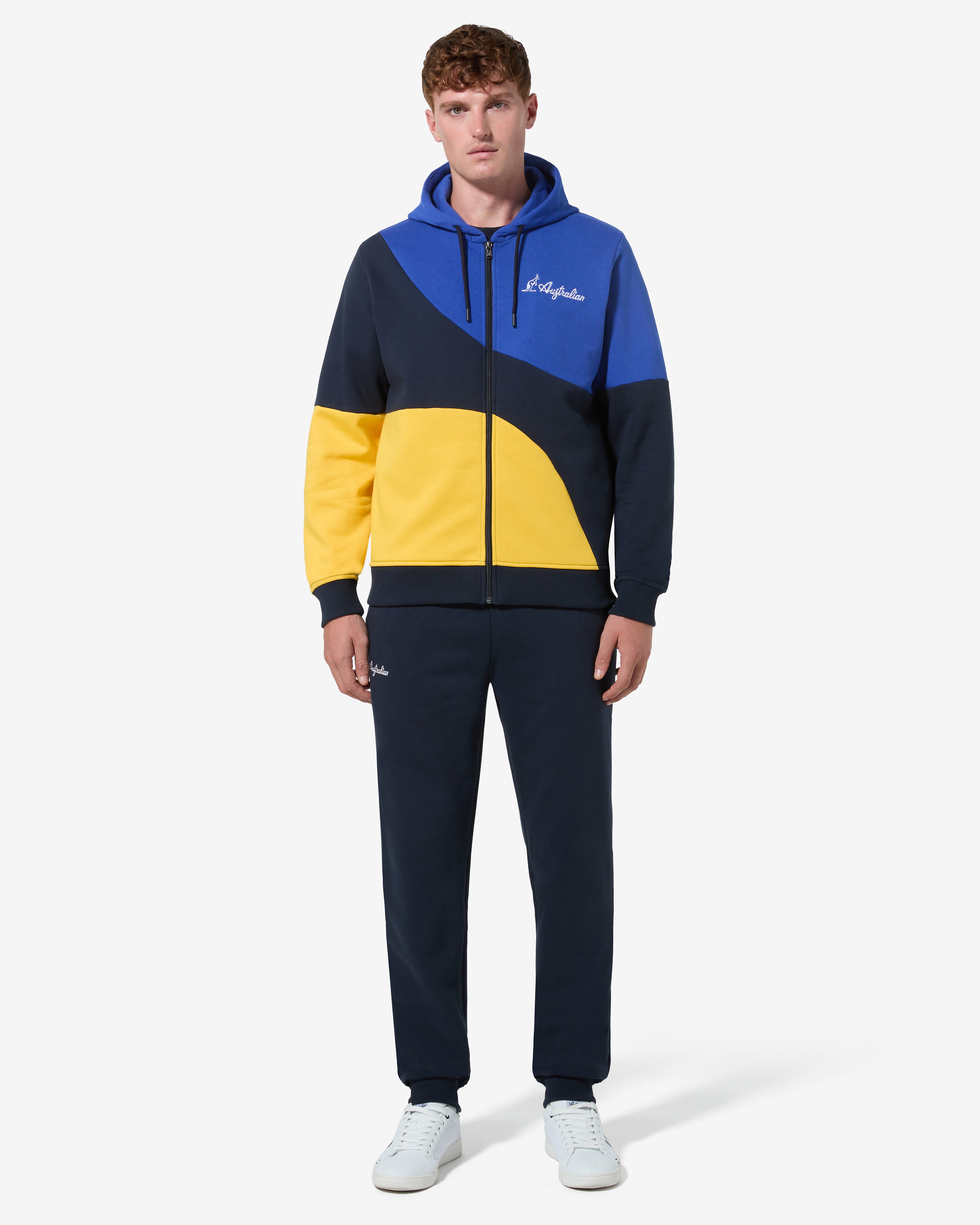 australian-anti-gravity-track-jacket-blu-navy-felpa-con-cappuccio image 2