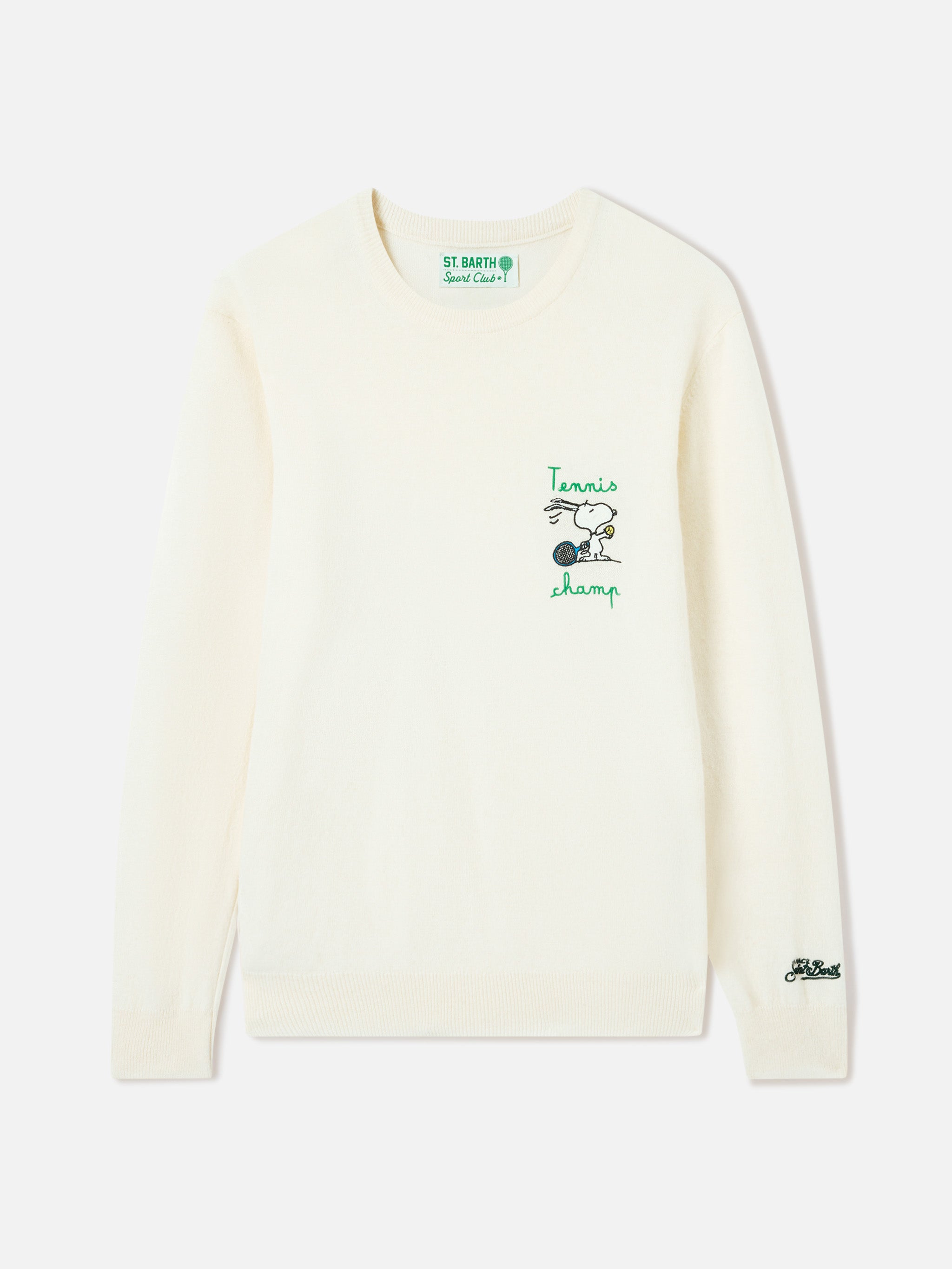mc2-saint-barth-heron-maglione-girocollo-uomo-snoopy-tennis-champ-peanuts-specia image 5