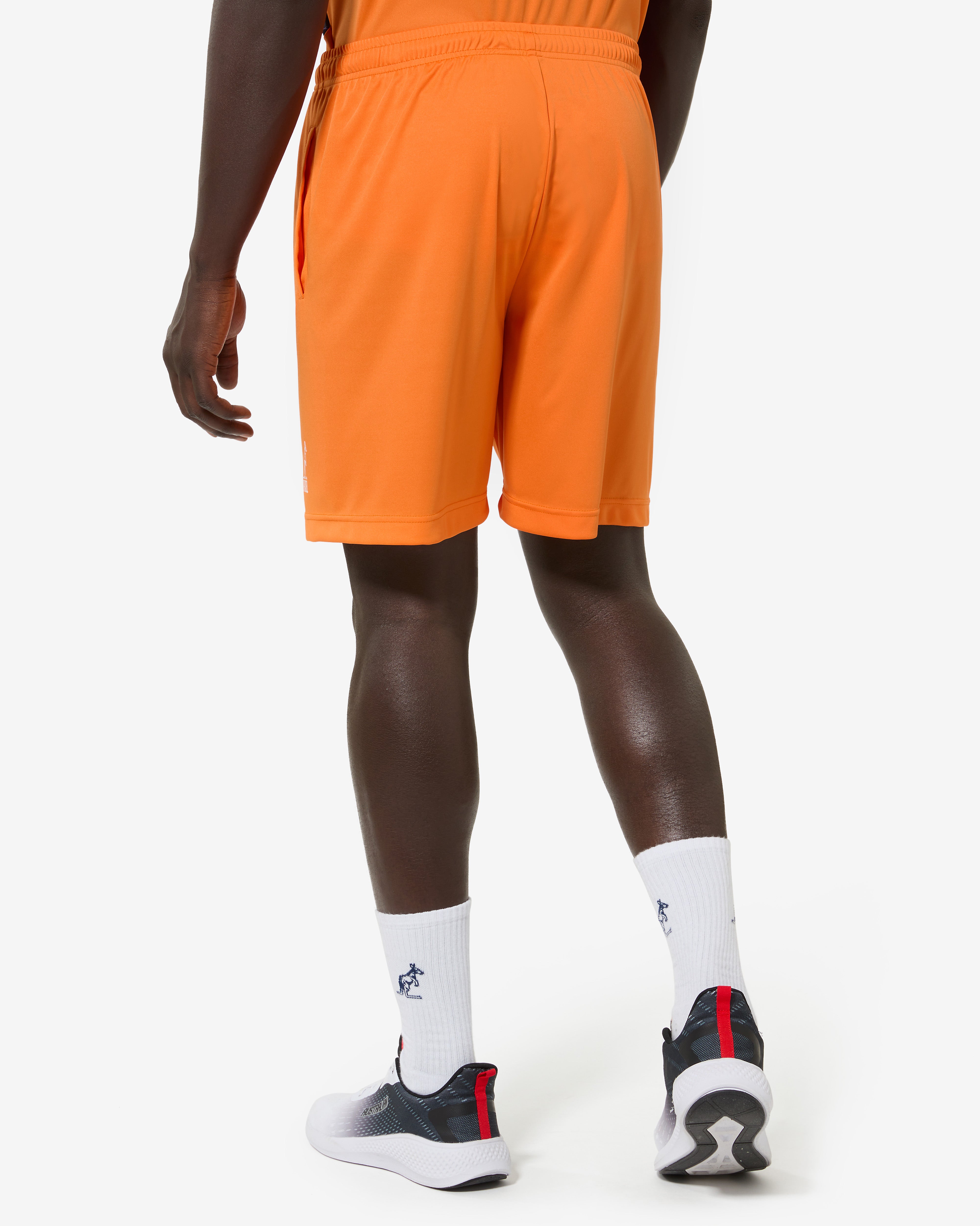 australian-basic-padel-short-ace-arancio-acceso image 3