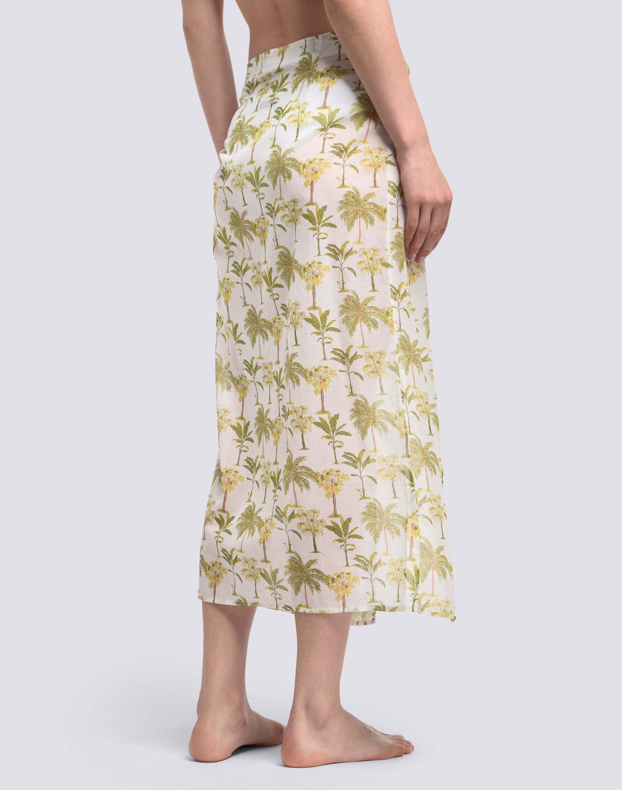 sundek-pareo-lungo-donna-stampa-botanic-con-fiocco image 4