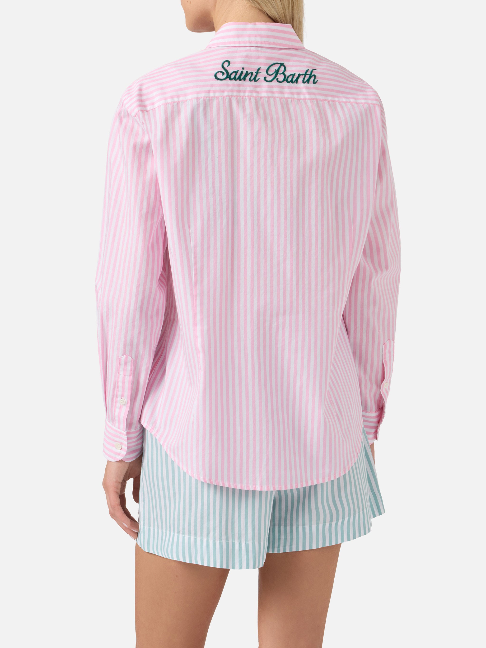 mc2-saint-barth-camicia-meredith-donna-in-cotone-a-righe-rosa-e-bianche image 3