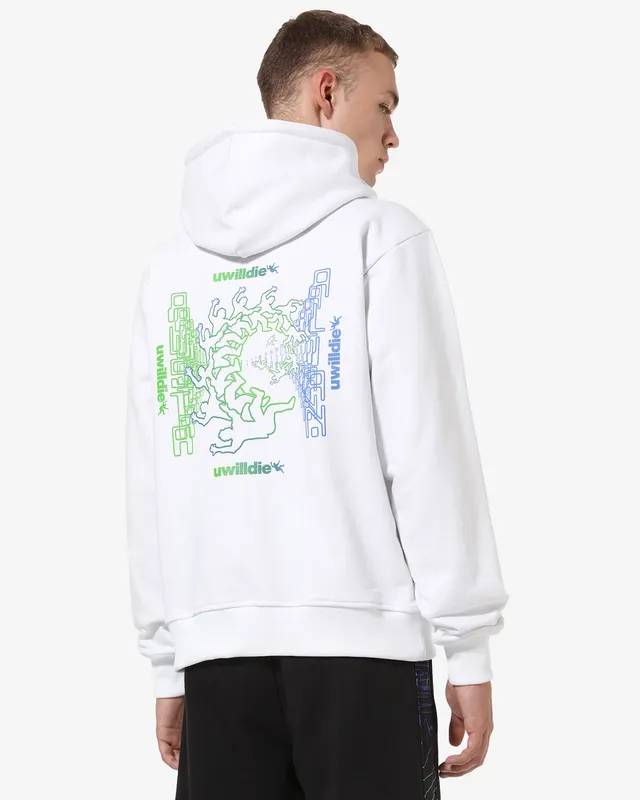 australian-uwilldie-hard-court-hoodie-felpa-con-cappuccio-bianca image 1