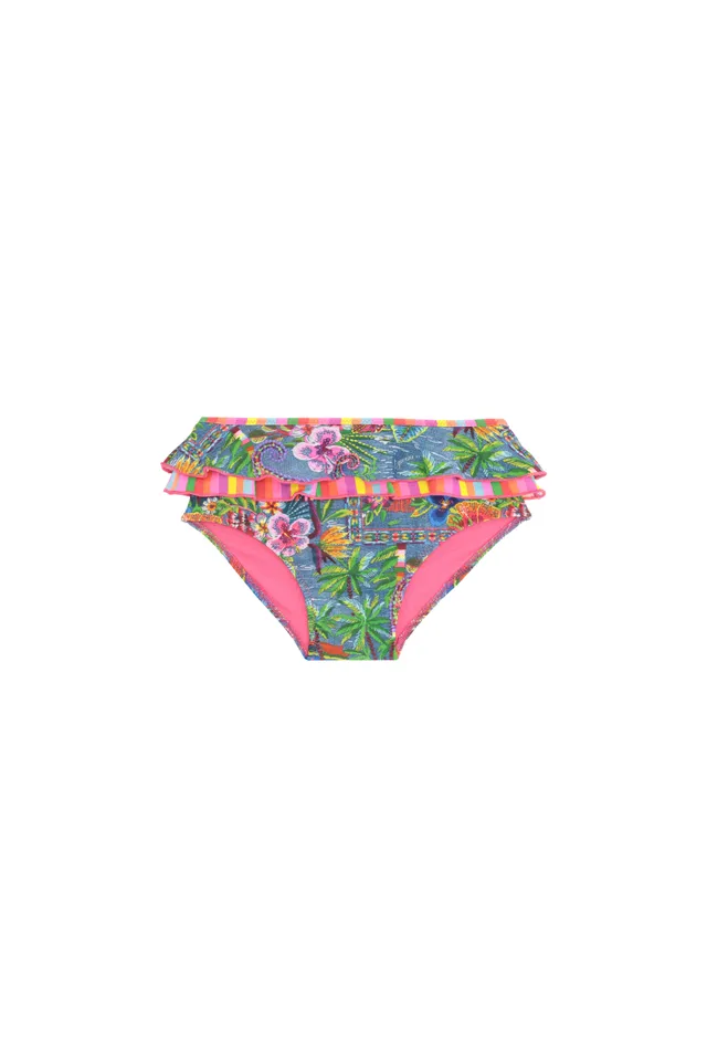 4giveness-slip-volant-denim-mexican-costume-neonata-baby image 1