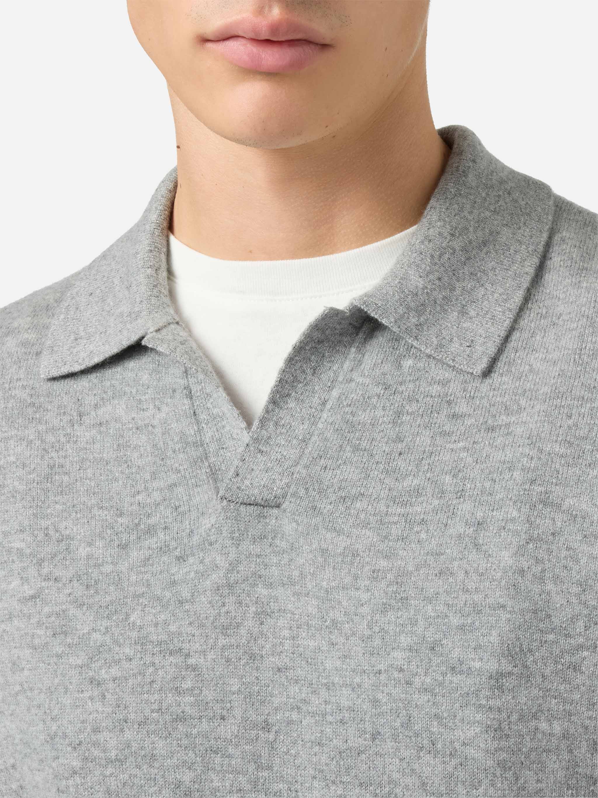 mc2-saint-barth-covent-polo-uomo-in-maglia-cashmere-grigio-melange image 2