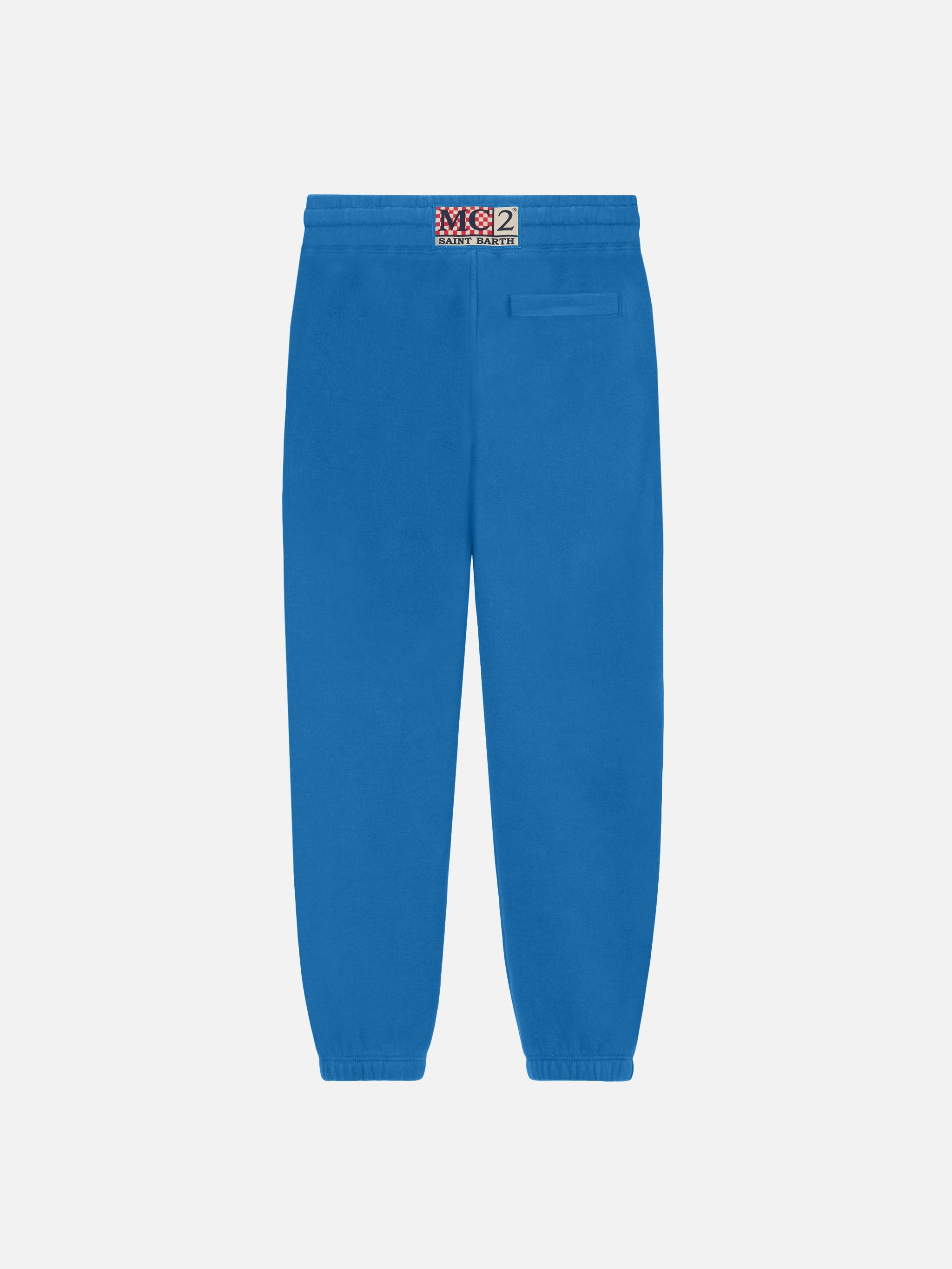 mc2-saint-barth-bolt-jr-pantaloni-tuta-bambino-felpa-bluette image 2