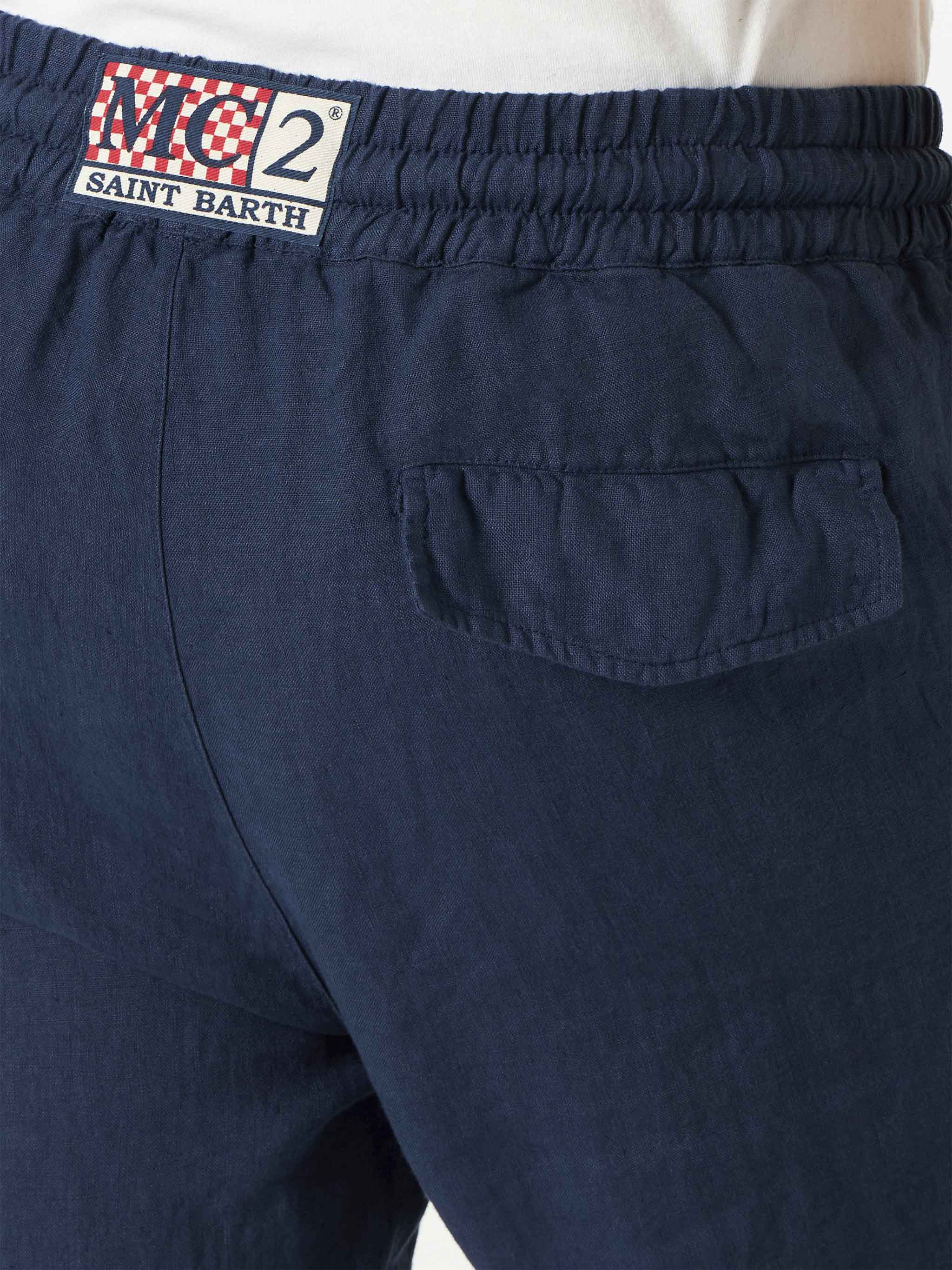 mc2-saint-barth-calais-pantaloni-in-lino-blu-navy-uomo image 3