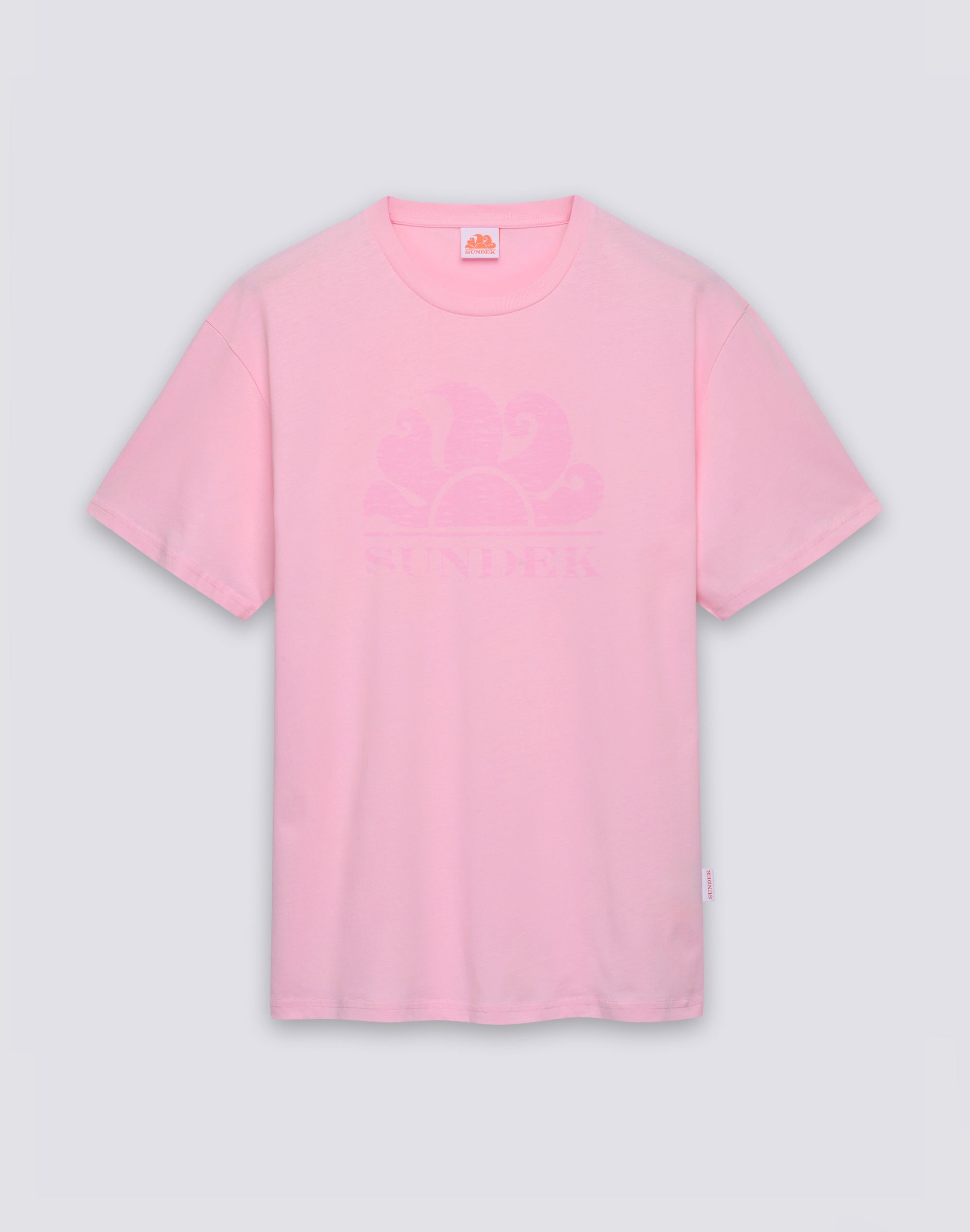 sundek-m021tej78ot-t-shirt-uomo-maniche-corte-logo-tono-su-tono-cotone image 1