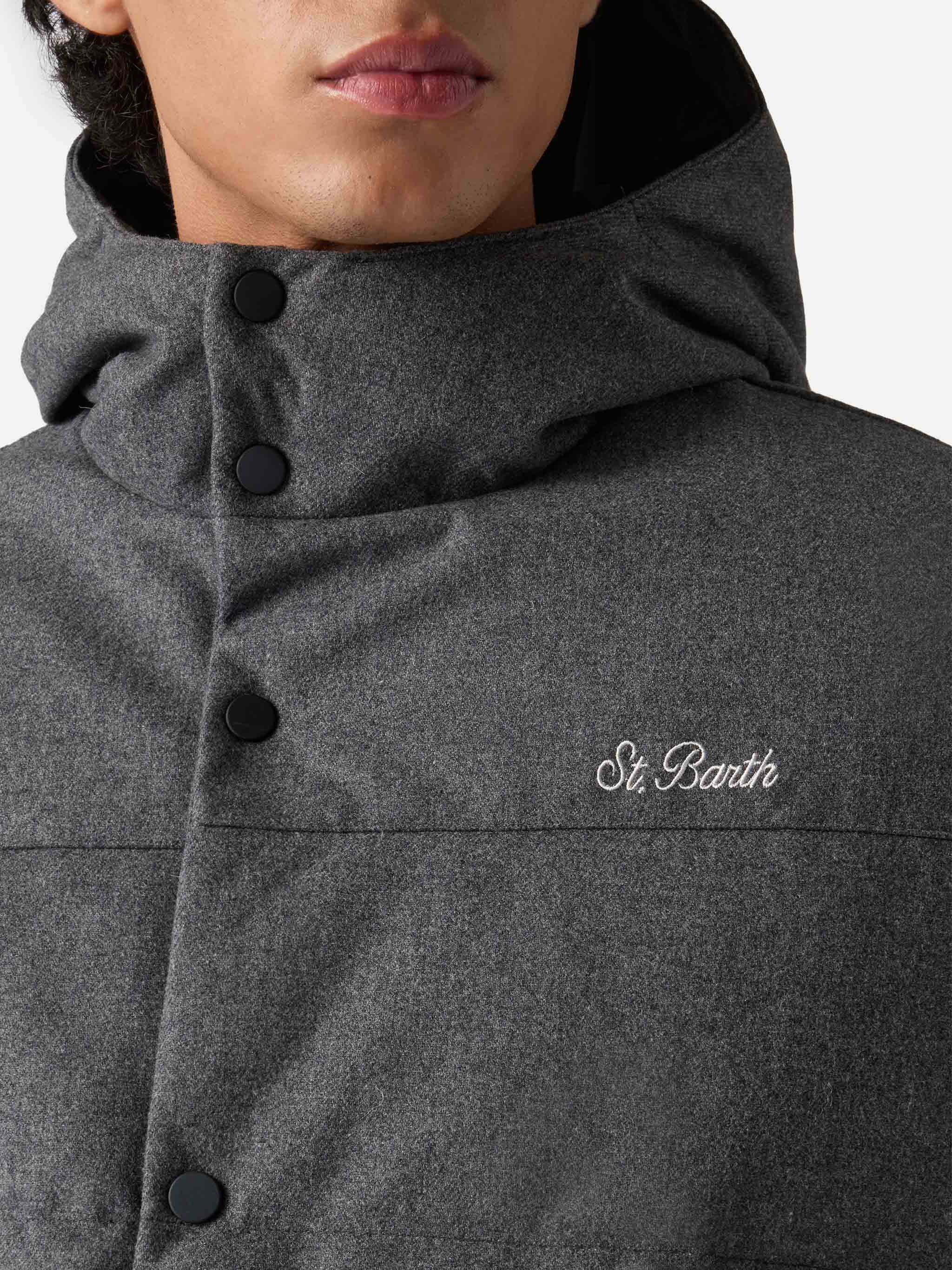 mc2-saint-barth-baxter-piumino-uomo-grigio-in-lana-con-cappuccio image 5