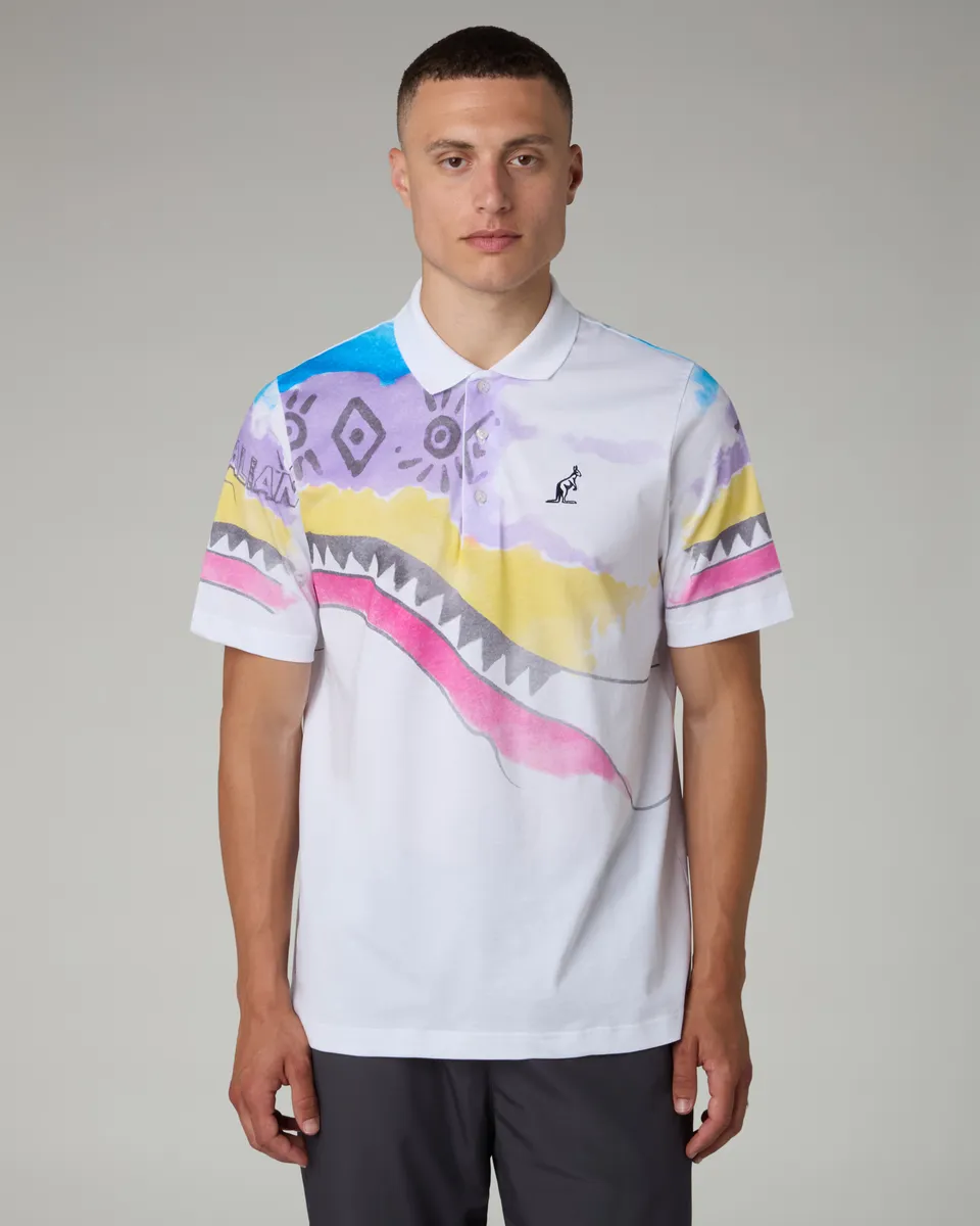 australian-legacy-court-polo-all-print-cotone-australian-70-made-in-italy image 1