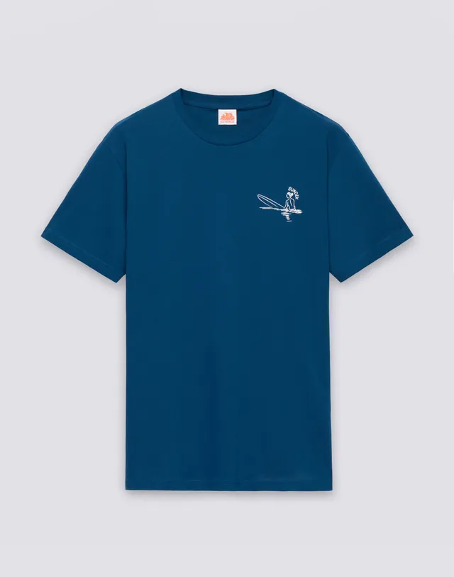 sundek-t-shirt-uomo-a-girocollo-in-cotone-con-stampa-tidal-surfer image 1