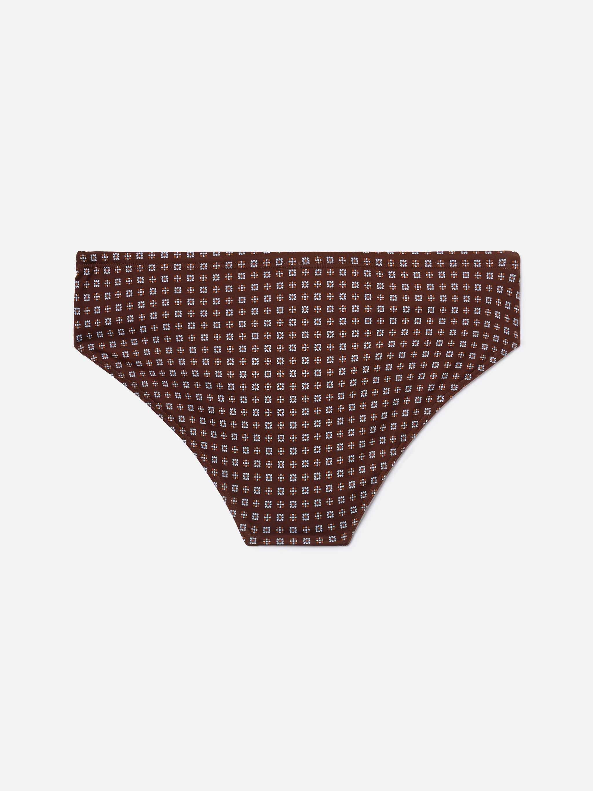 mc2-saint-barth-slip-mare-cayo-marrone-con-stampa-geometrica-uomo image 2