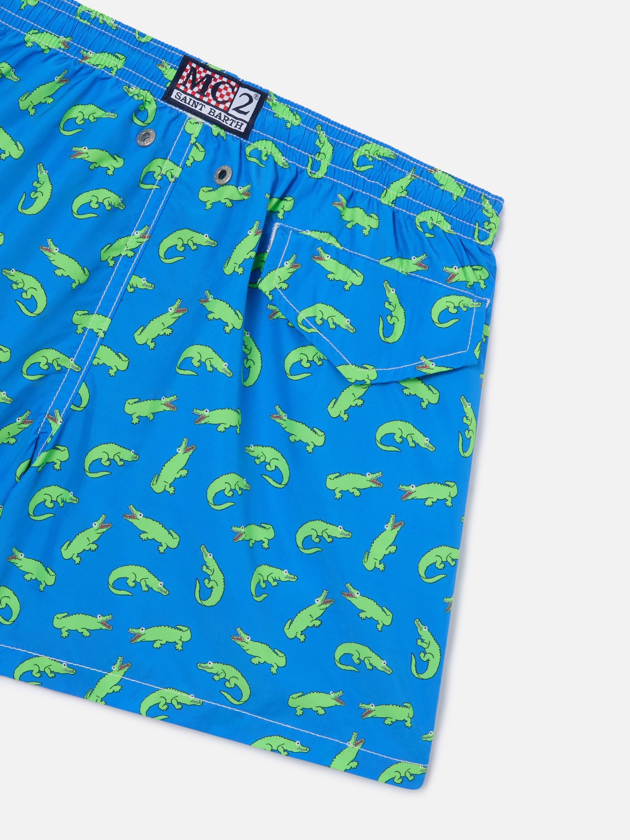 costume-da-bambino-mc2-saint-barth-bluette-con-stampa-alligatore-verde image 3