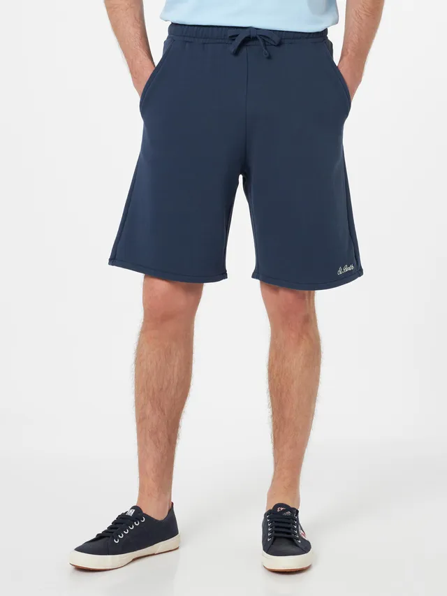 mc2-saint-barth-bermuda-uomo-randle-in-cotone-blu-navy-tinta-unita image 1