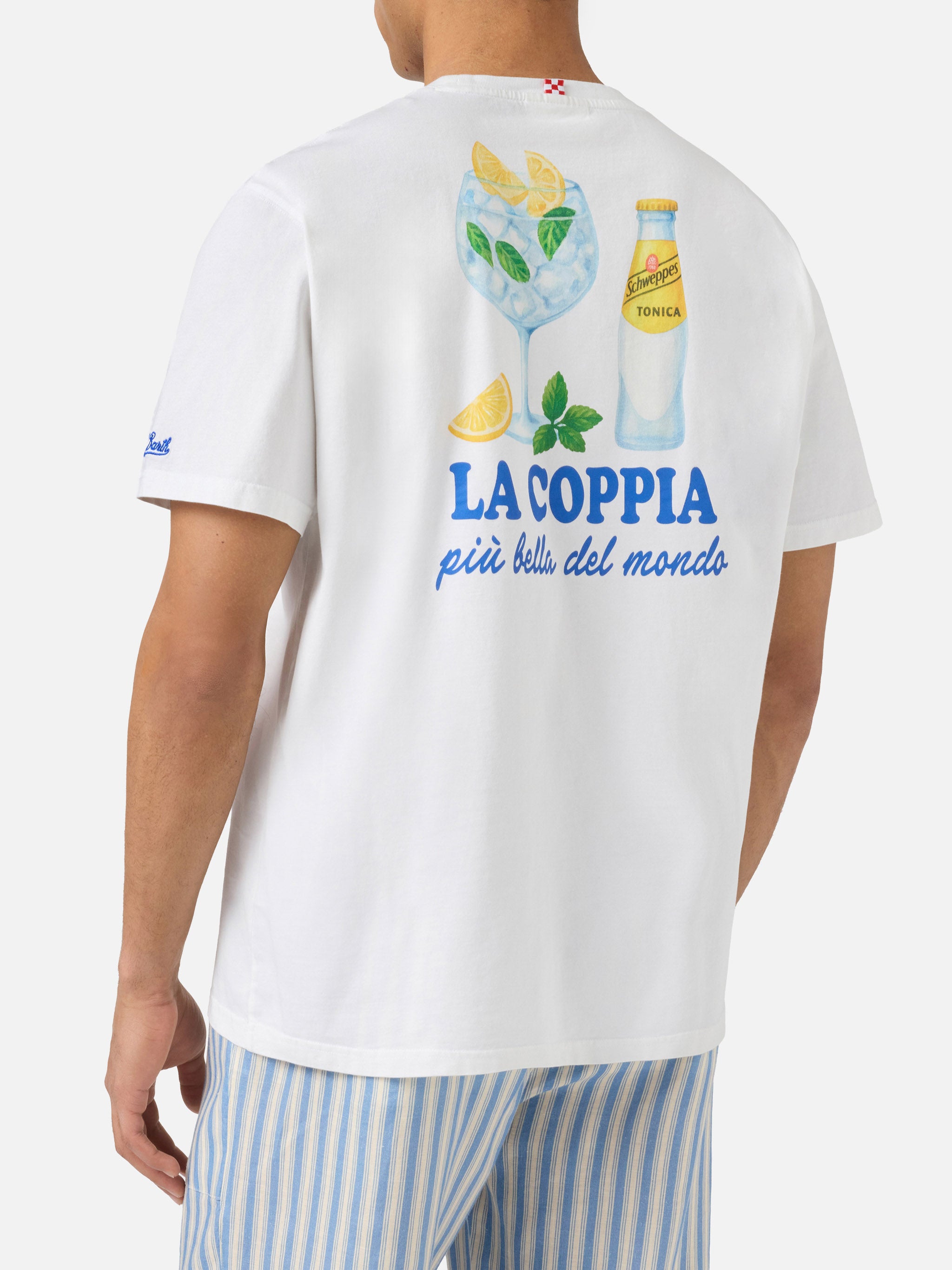 mc2-saint-barth-t-shirt-portland-uomo-bianca-schweppes-edizione-speciale image 4