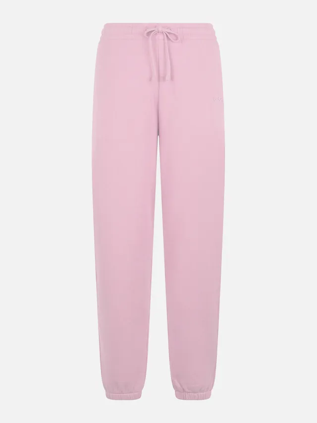 mc2-saint-barth-odalys-pantaloni-joggers-donna-pile-rosa image 1