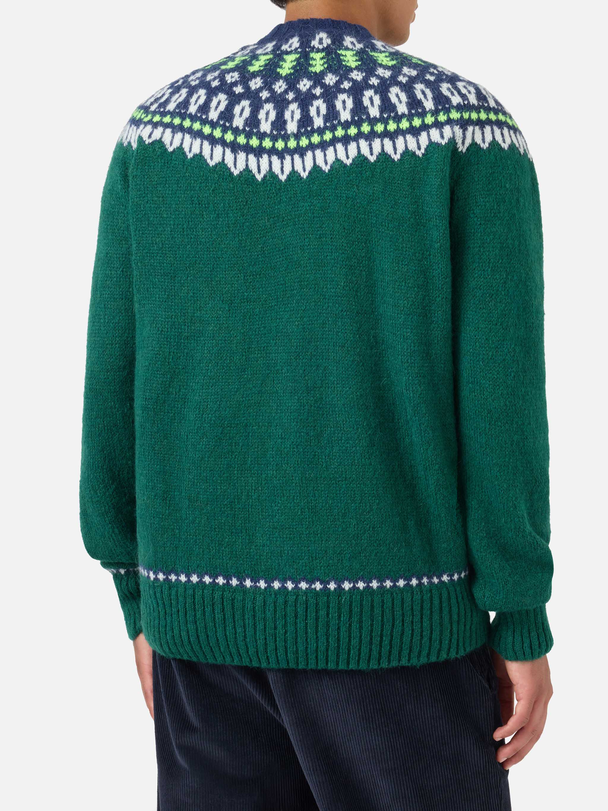 mc2-saint-barth-maglione-heron-nordic-soft-jacquard-fair-isle-verde-foresta-uomo image 4