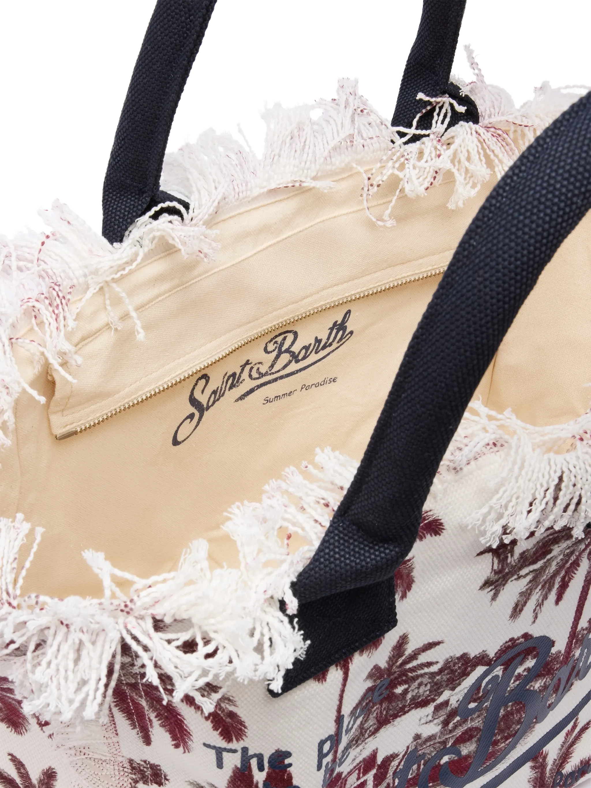 mc2-saint-barth-vanity-borsa-shopping-canvas-toile-de-jouy-bordeaux-bianco image 5