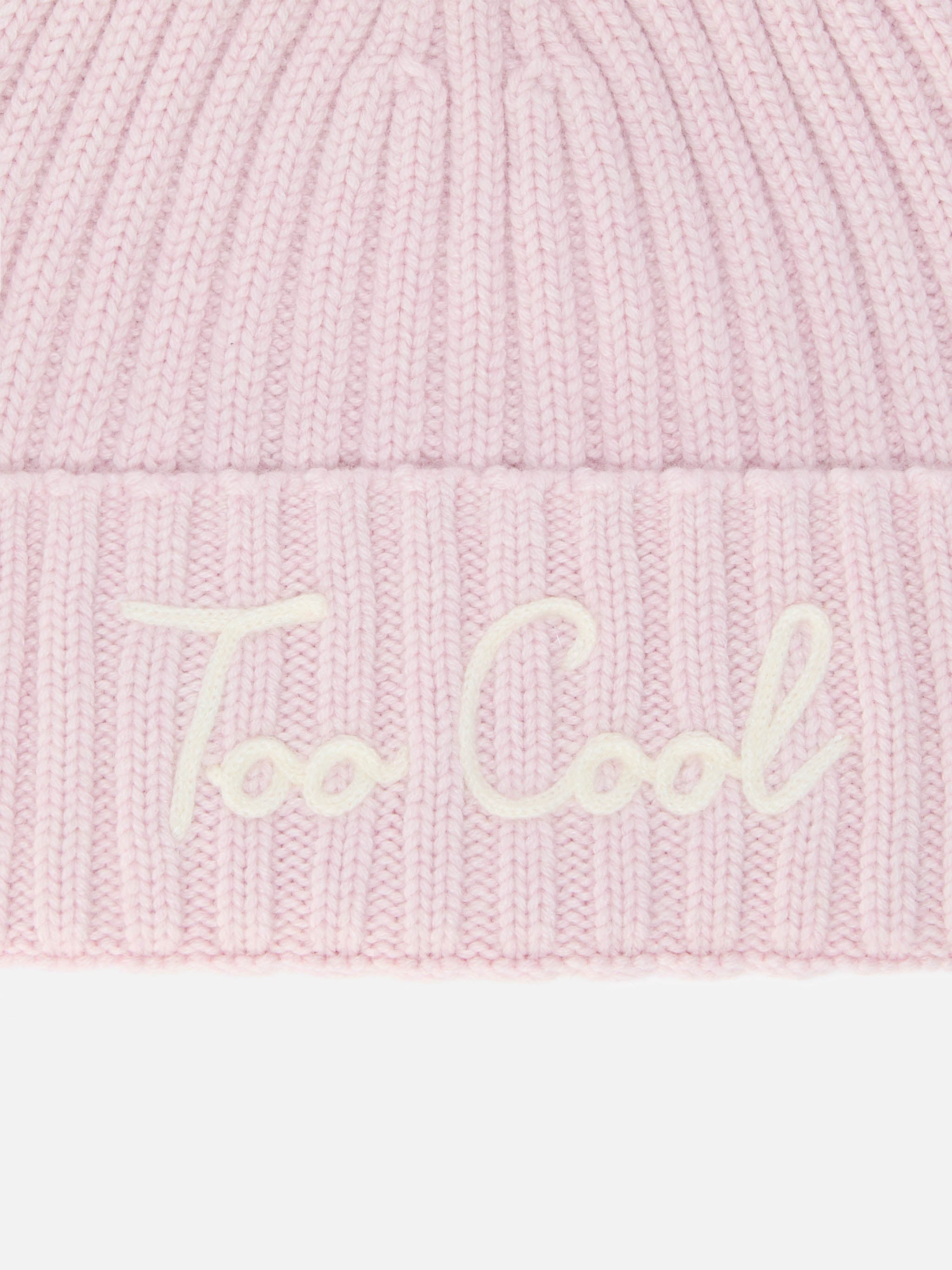 mc2-saint-barth-wengen-berretto-rosa-too-cool-cashmere-pompon image 2