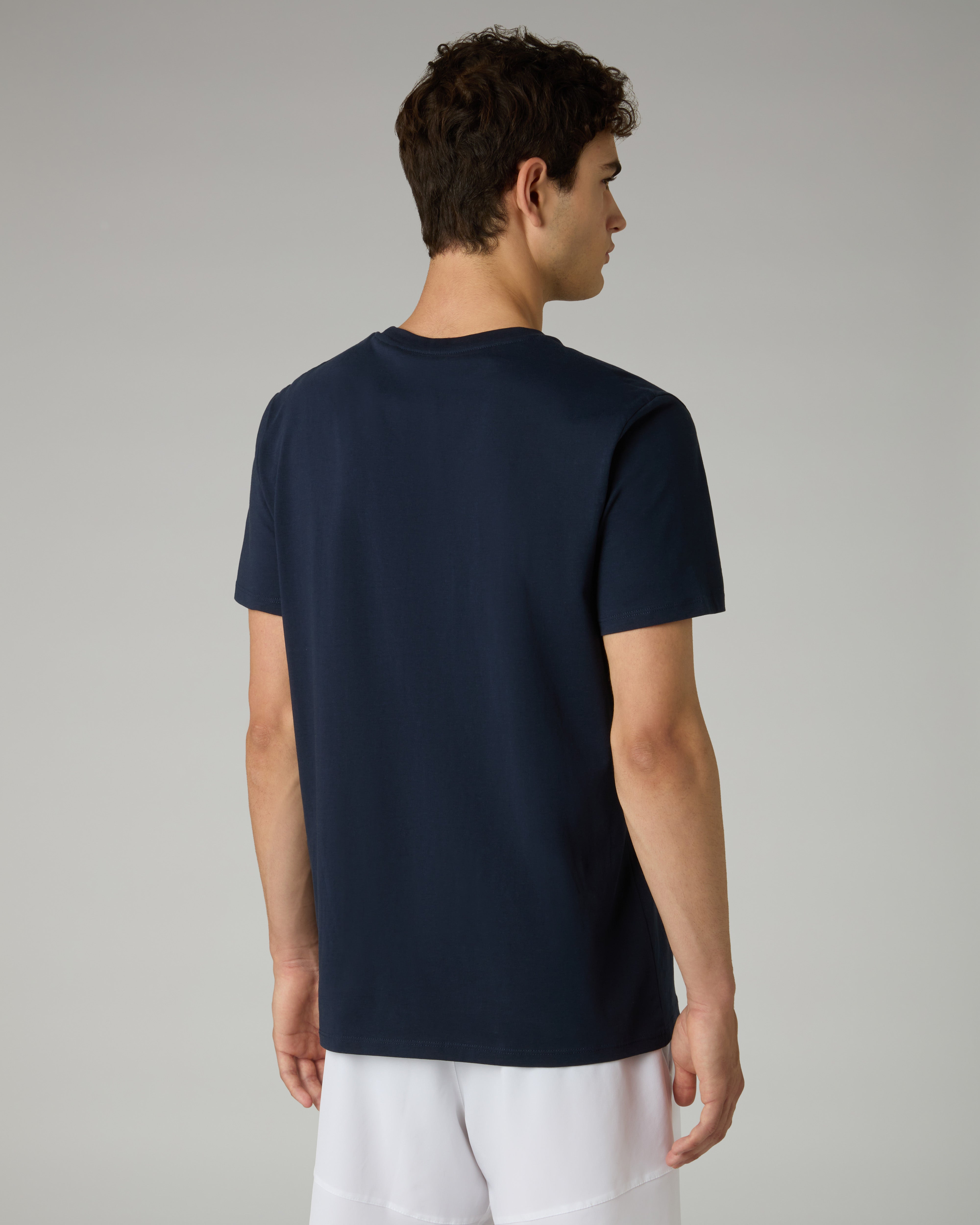 australian-league-cotton-t-shirt-maglia-in-cotone-regular-blu image 3