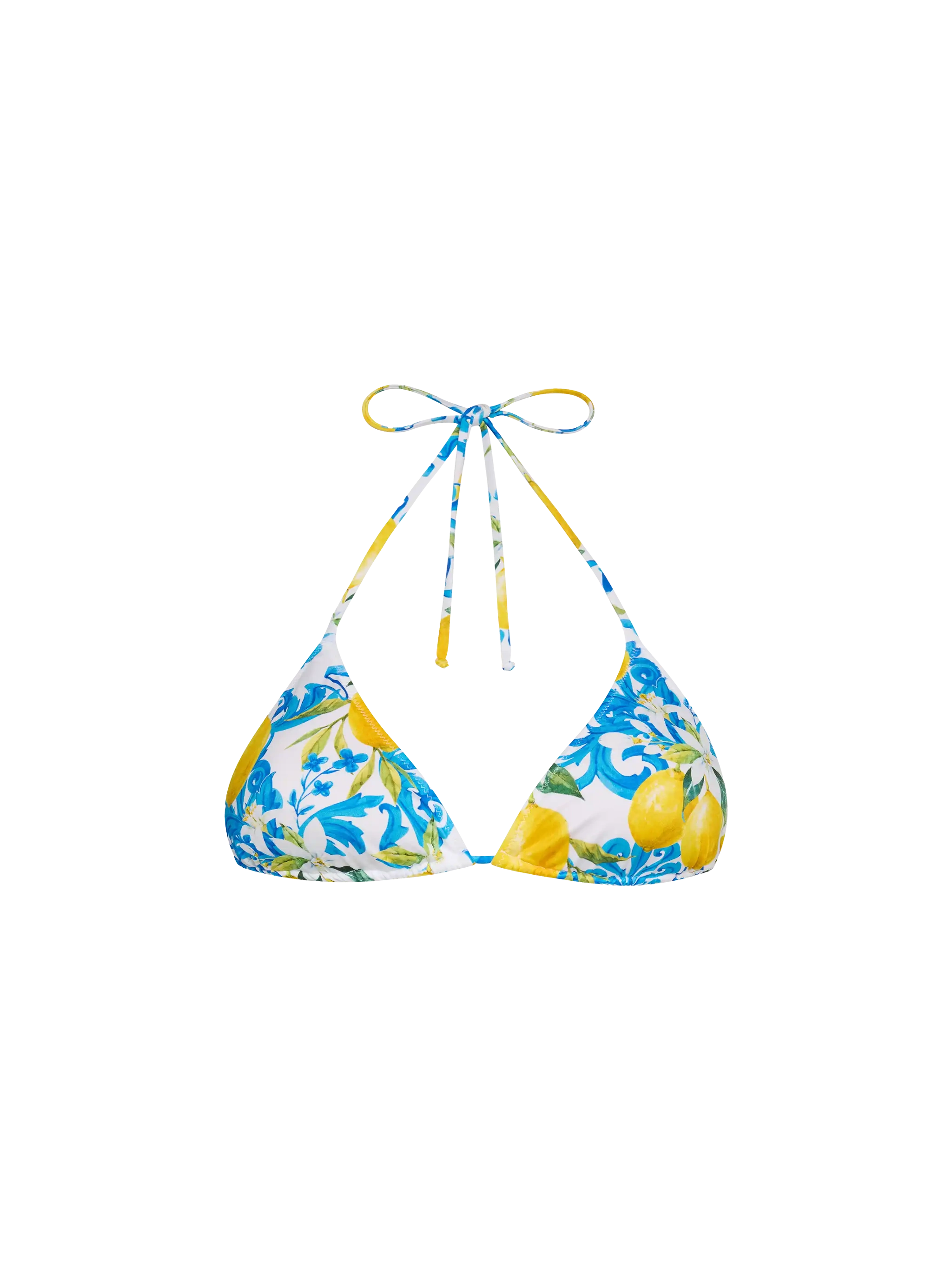 mc2-saint-barth-top-bikini-leah-triangolo-maiolica-rosa-bianco-con-coppe-estraib image 1