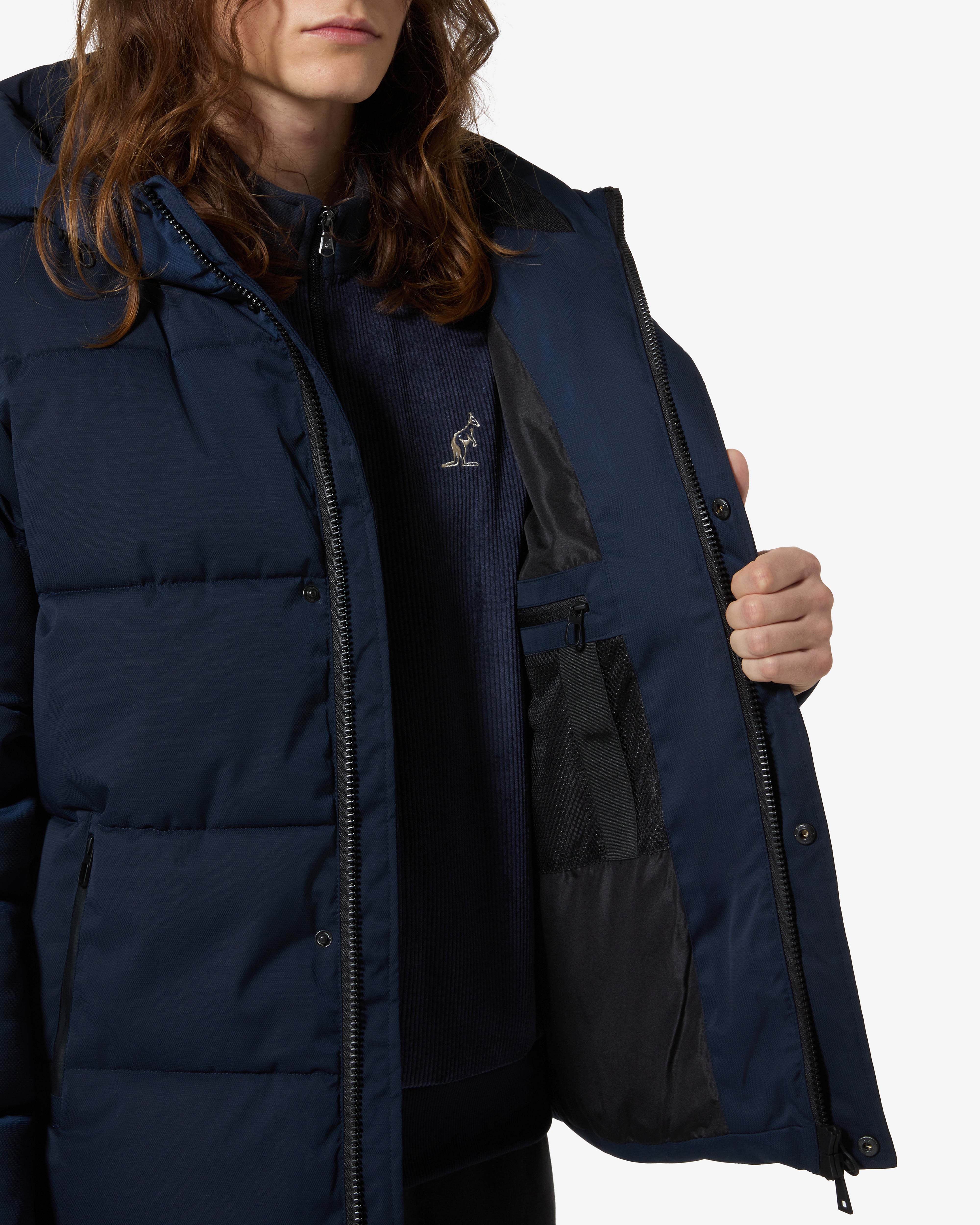australian-jaquard-urban-giubbotto-con-cappuccio-blu-navy image 5