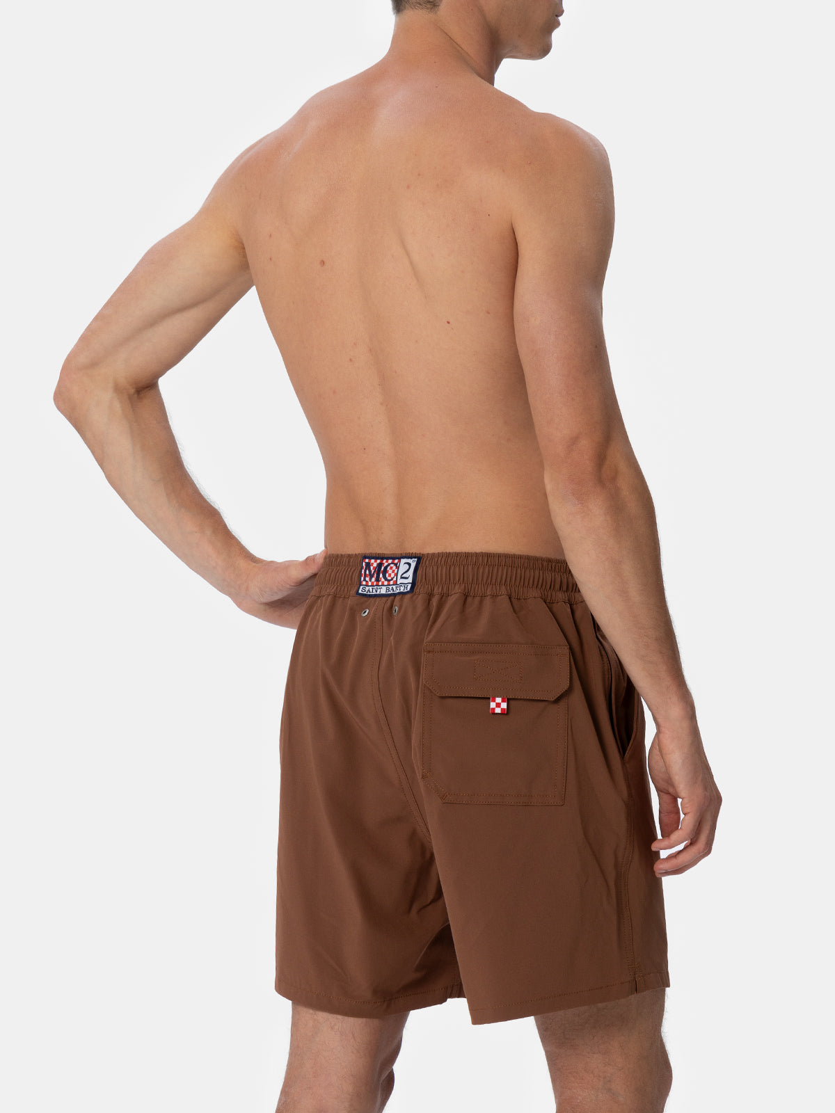 mc2-saint-barth-comfort-costume-mare-uomo-marrone-relaxed-bermuda image 5