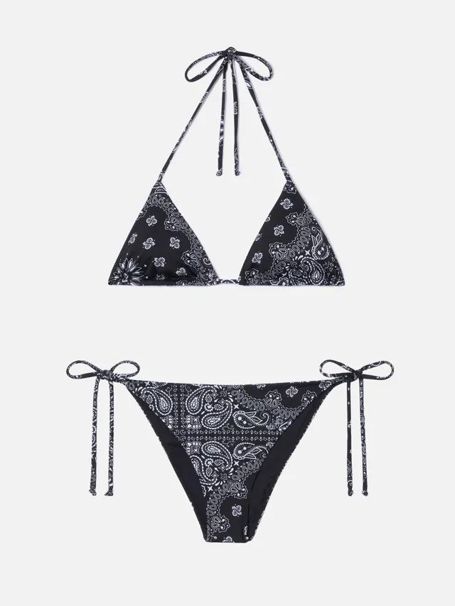 mc2-saint-barth-bikini-leah-teen-con-stampa-bandana-nera image 1