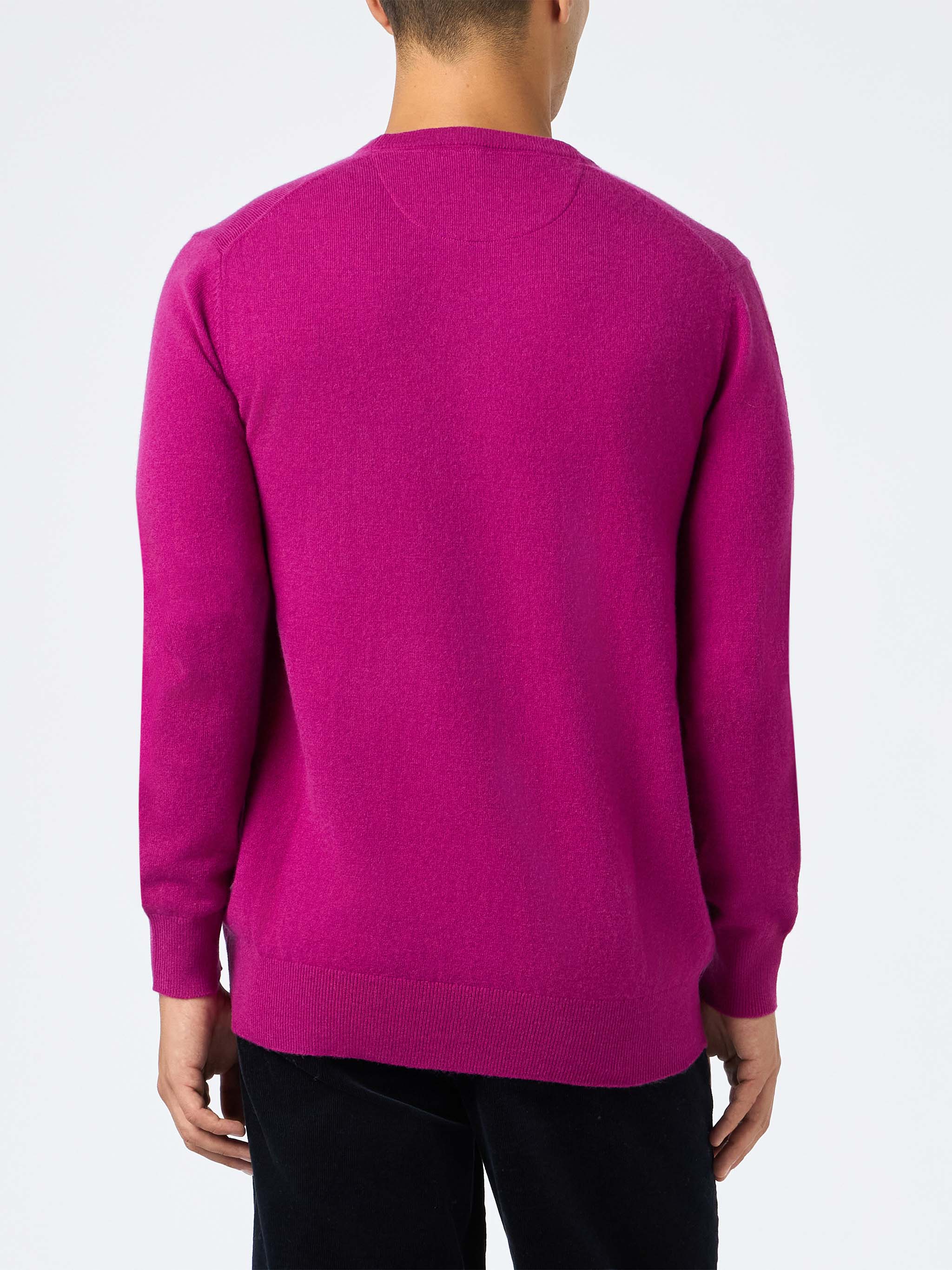 mc2-saint-barth-maglione-girocollo-regent-in-misto-cashmere-peonia-vestibilit-re image 2