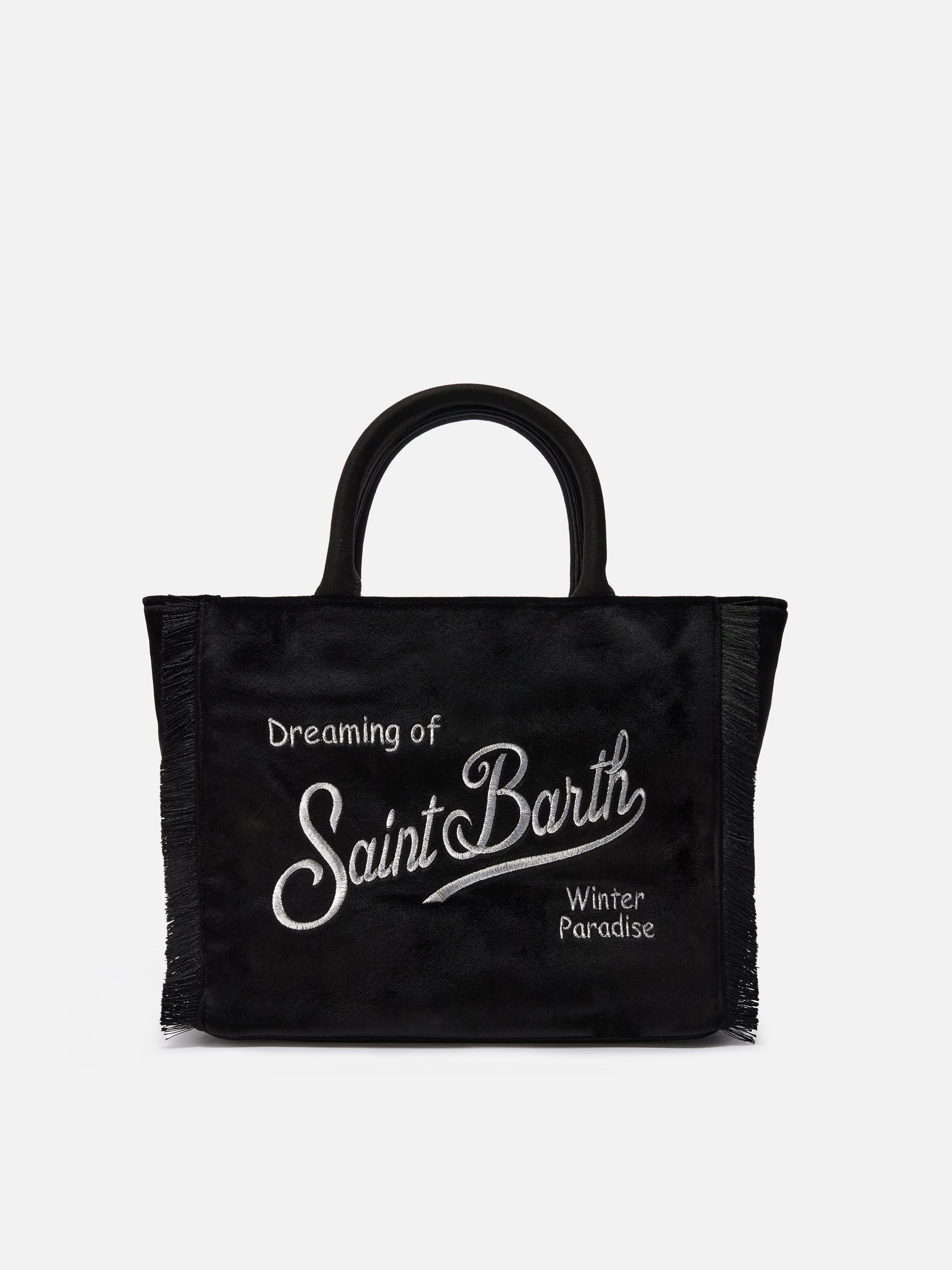 mc2-saint-barth-borsa-colette-velvet-nera image 1