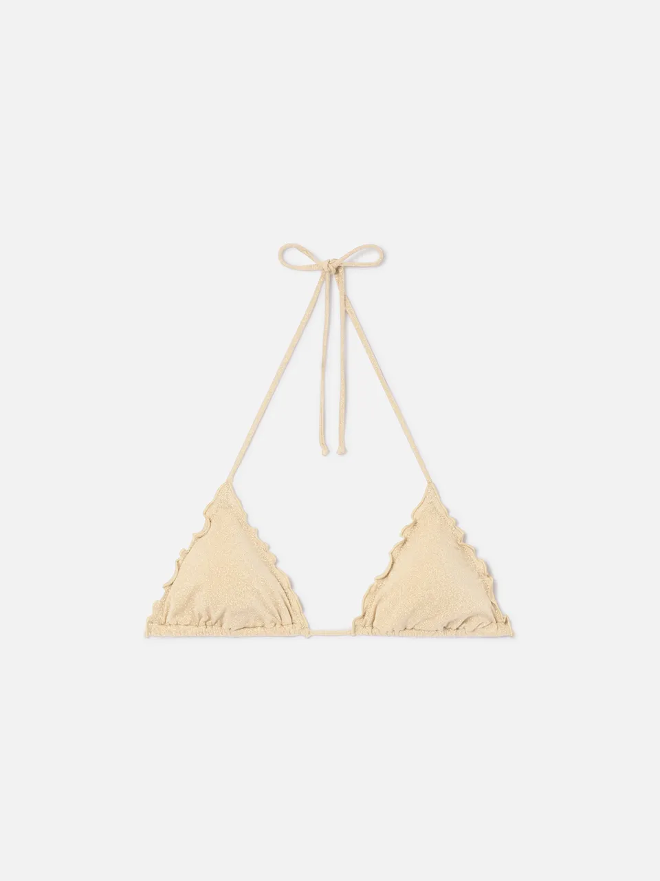 mc2-saint-barth-top-mare-sagittario-a-triangolo-in-lurex-oro-donna image 1