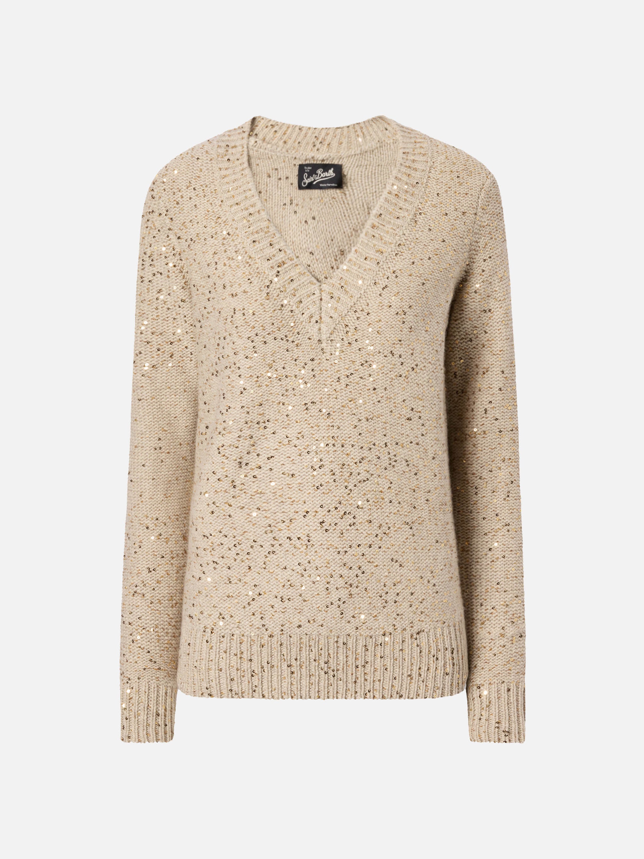 mc2-saint-barth-maglione-girocollo-oro-con-paillettes-donna image 5