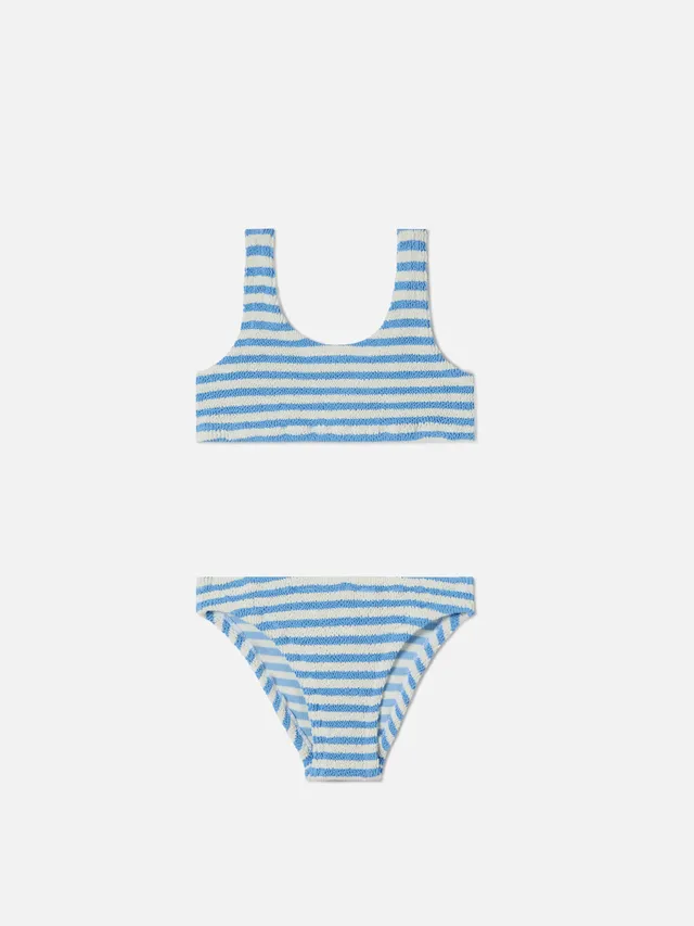 mc2-saint-barth-baker-bikini-bimba-crinkle-righe-azzurre-top-bralette image 1