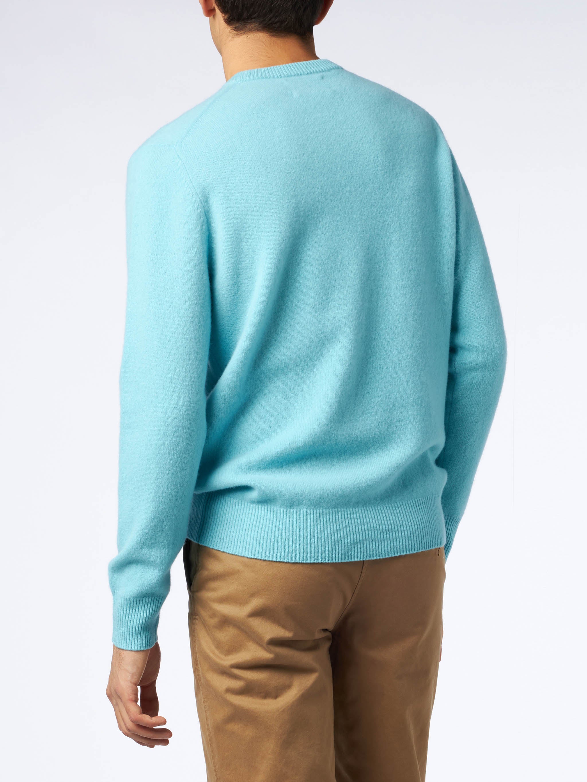 mc2-saint-barth-maglione-regent-girocollo-in-lambswool-verde-acqua-uomo image 3