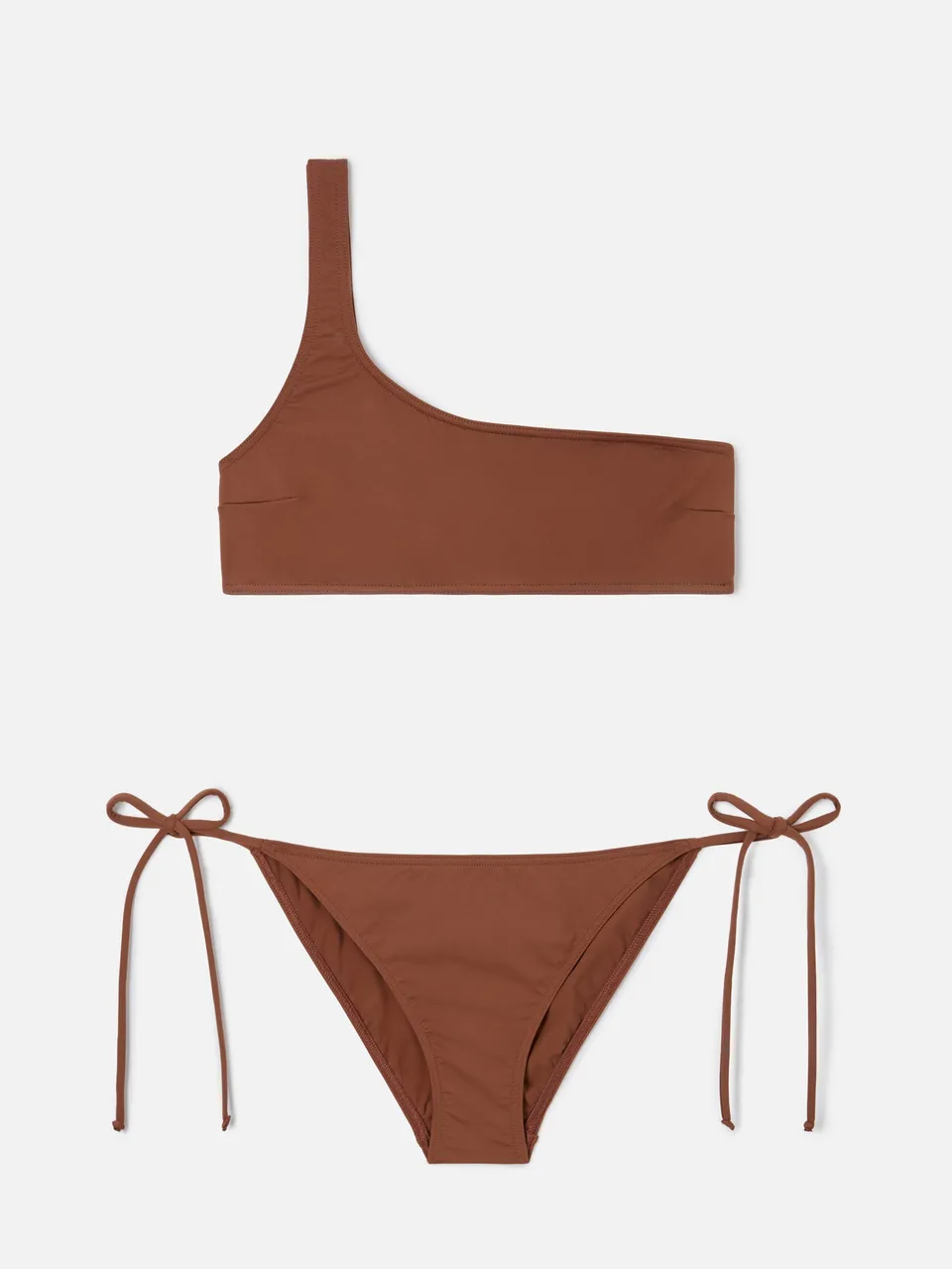 mc2-saint-barth-bikini-breezy-marrone-fascia-monospalla-slip-virgo-laccetti image 1