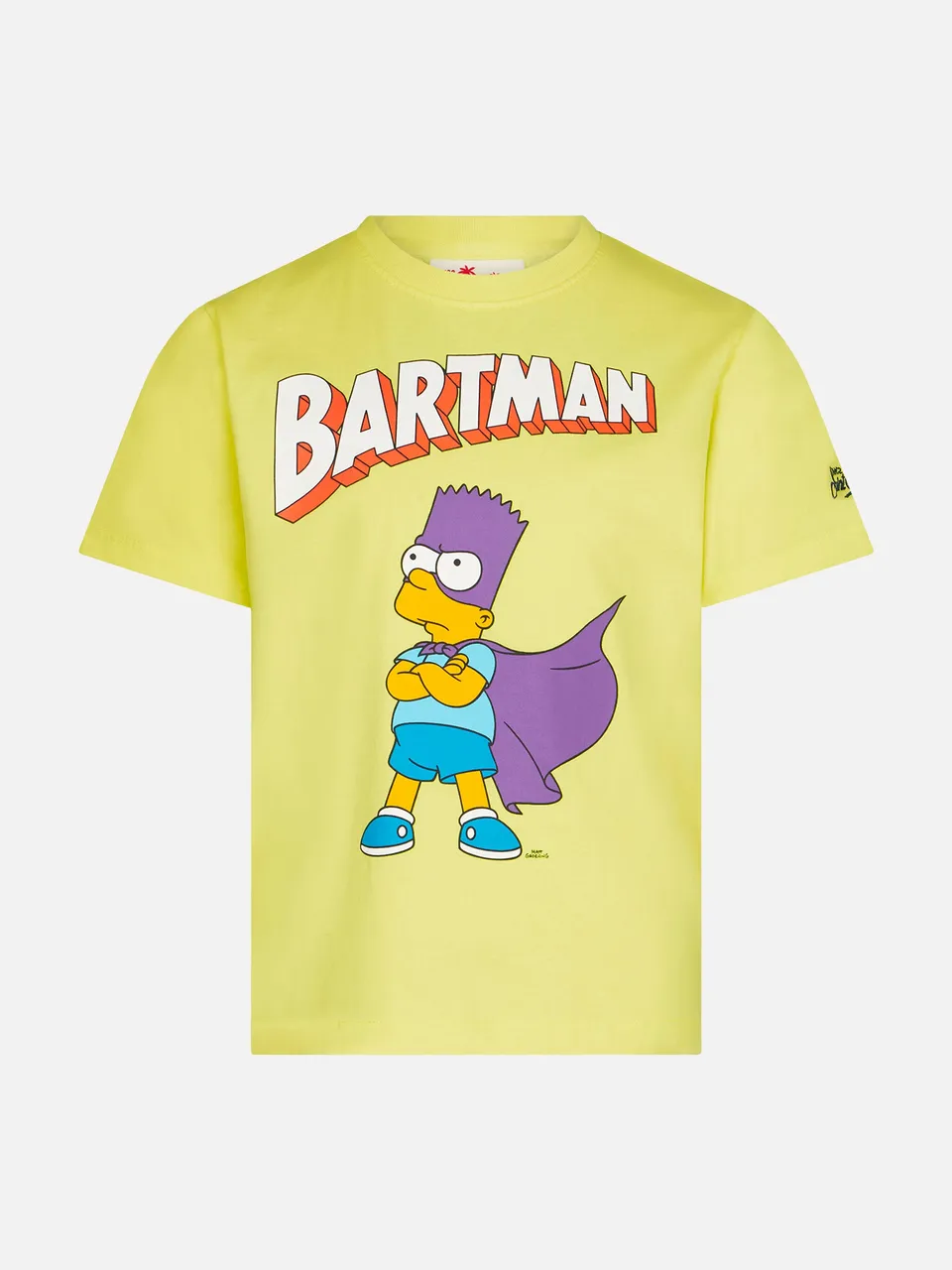 mc2-saint-barth-t-shirt-gialla-bambino-bartman-special-edition-simpsons image 1
